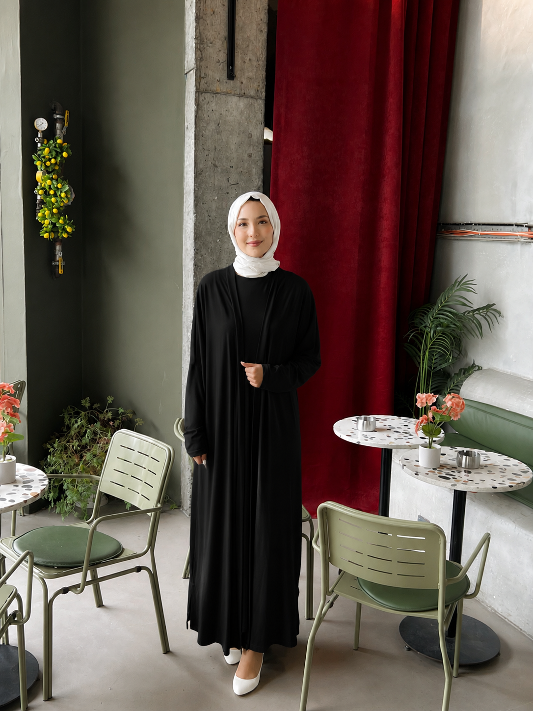 Spor İkili Abaya Takım