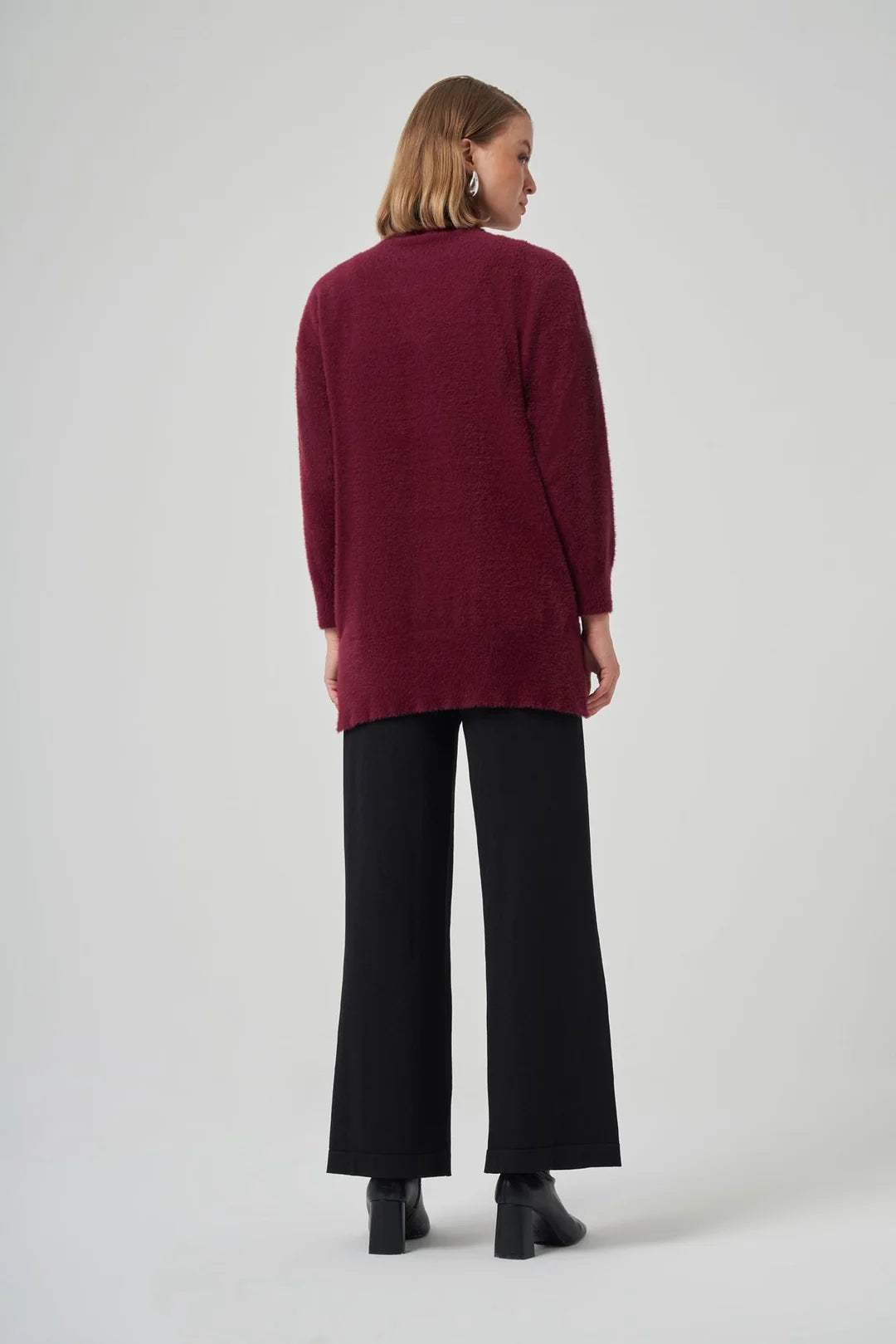 Nuss 7003 Taş Detaylı Angora Kazak