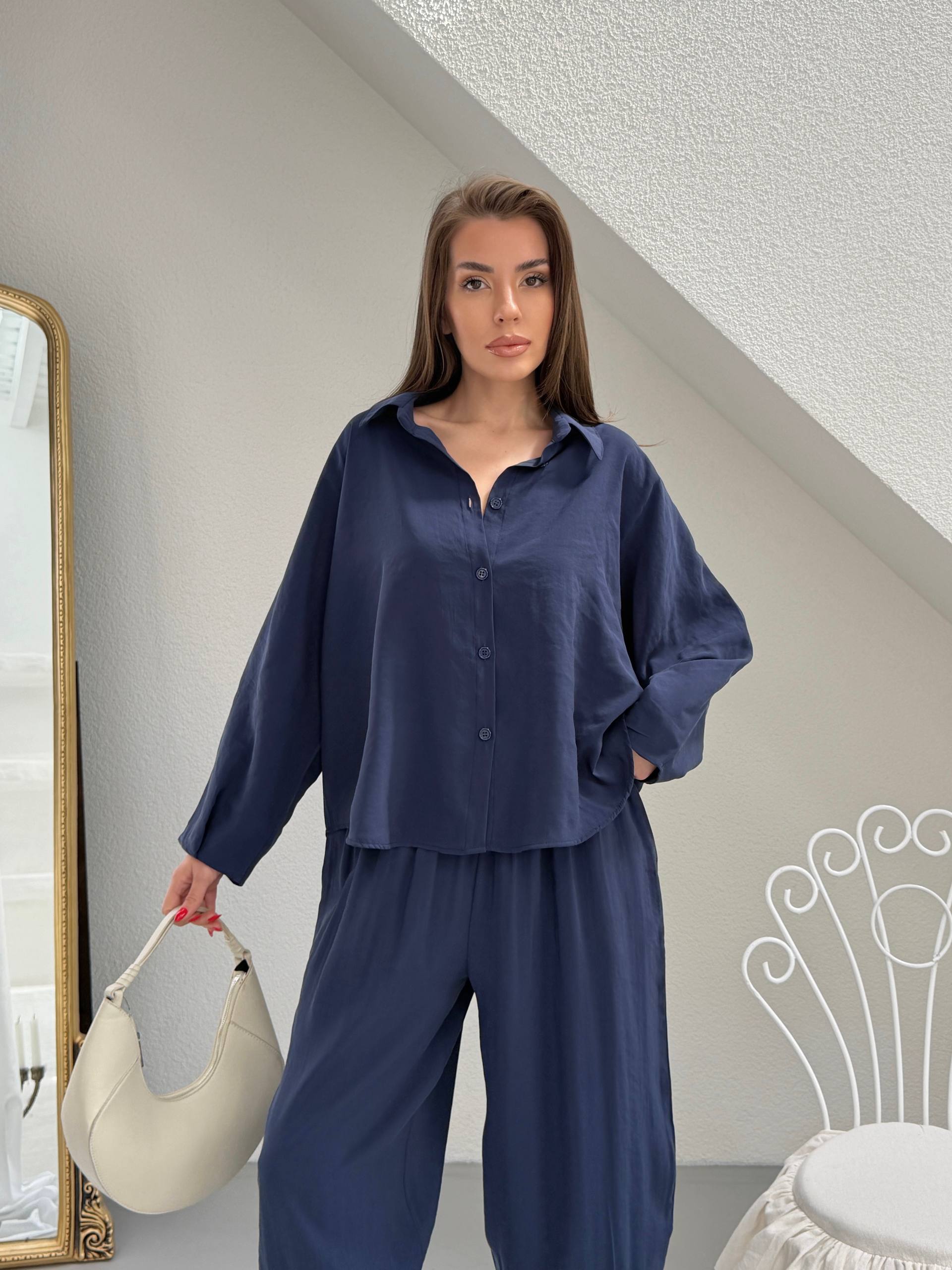 Modal Oversize Şalvarlı Takım