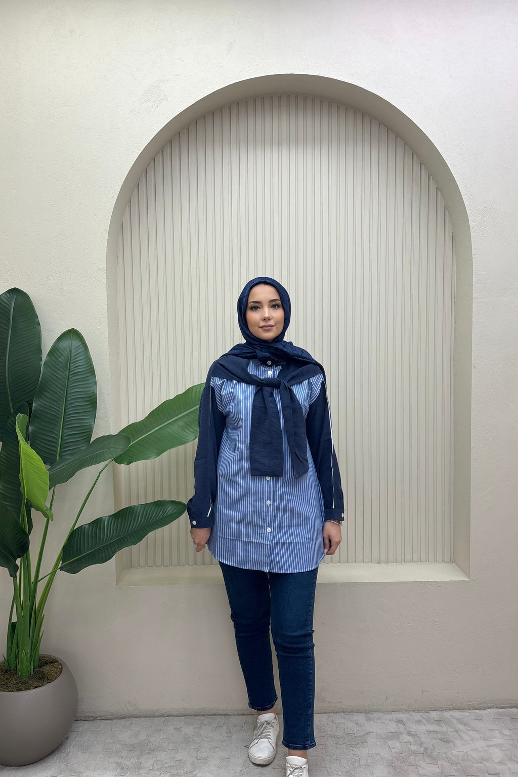 Sweat Detaylı Gömlek