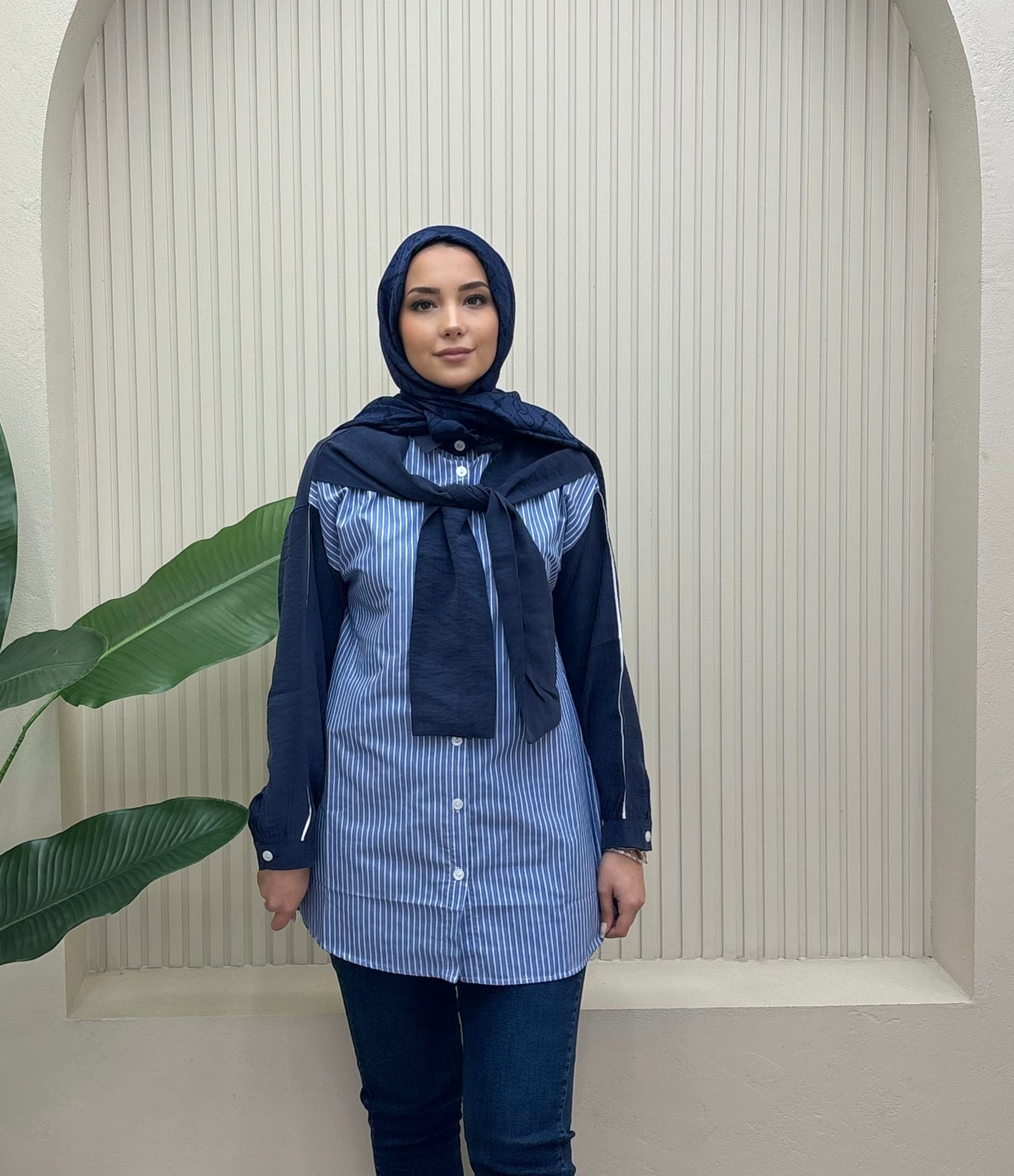 Sweat Detaylı Gömlek