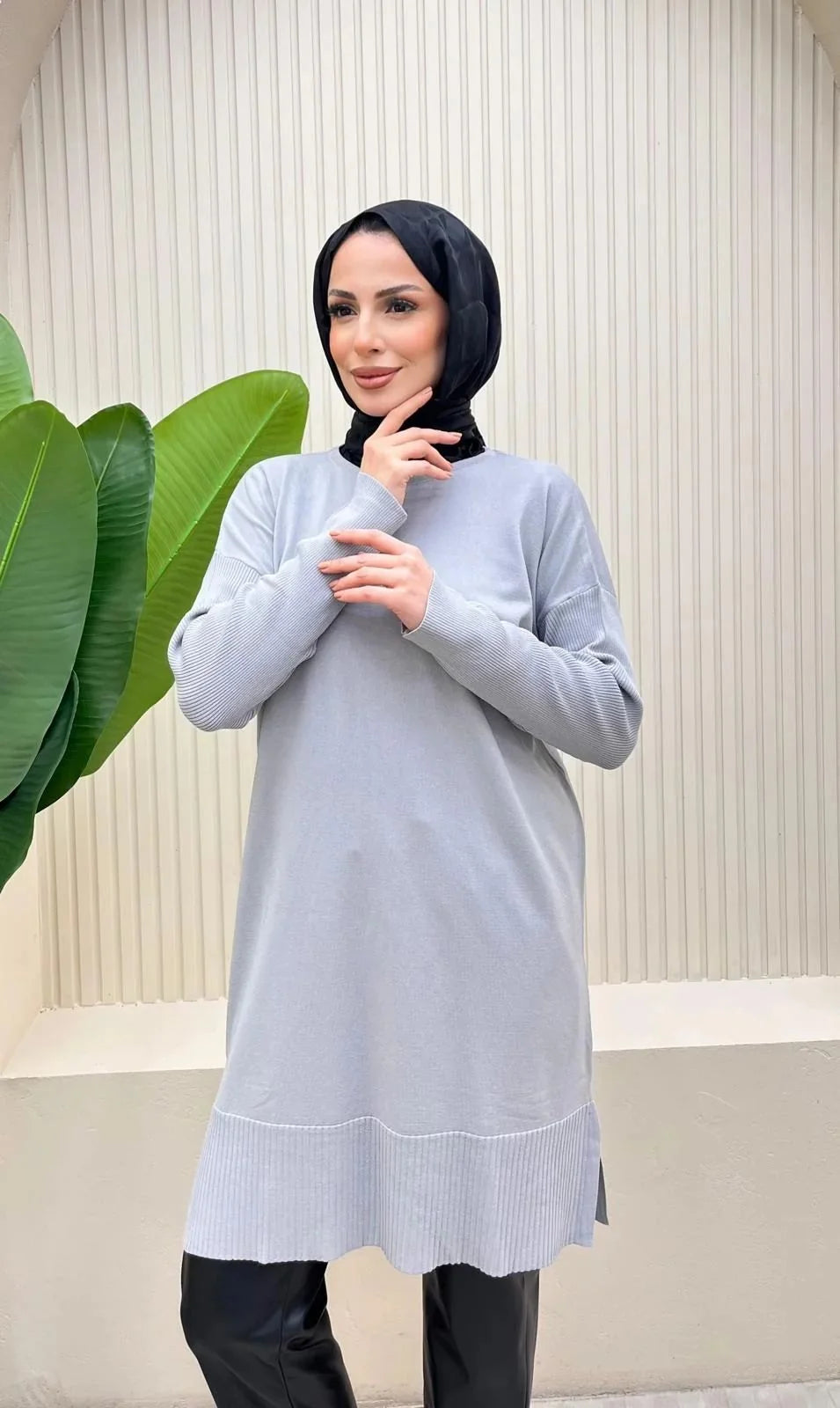 Uzun Merserize Tunik