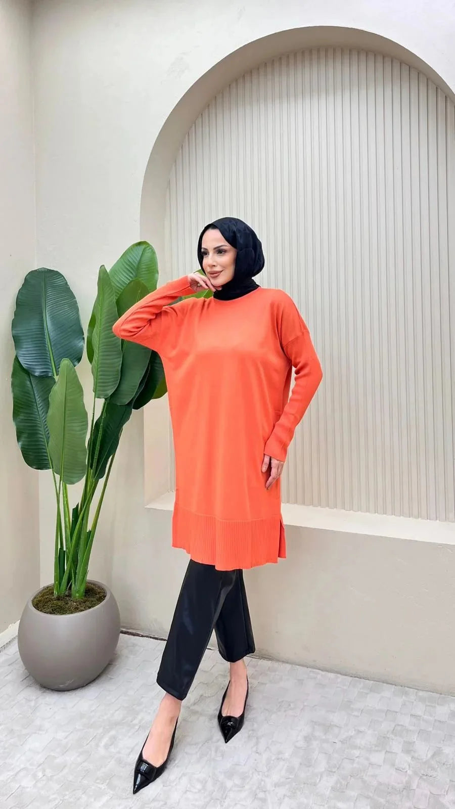 Uzun Merserize Tunik