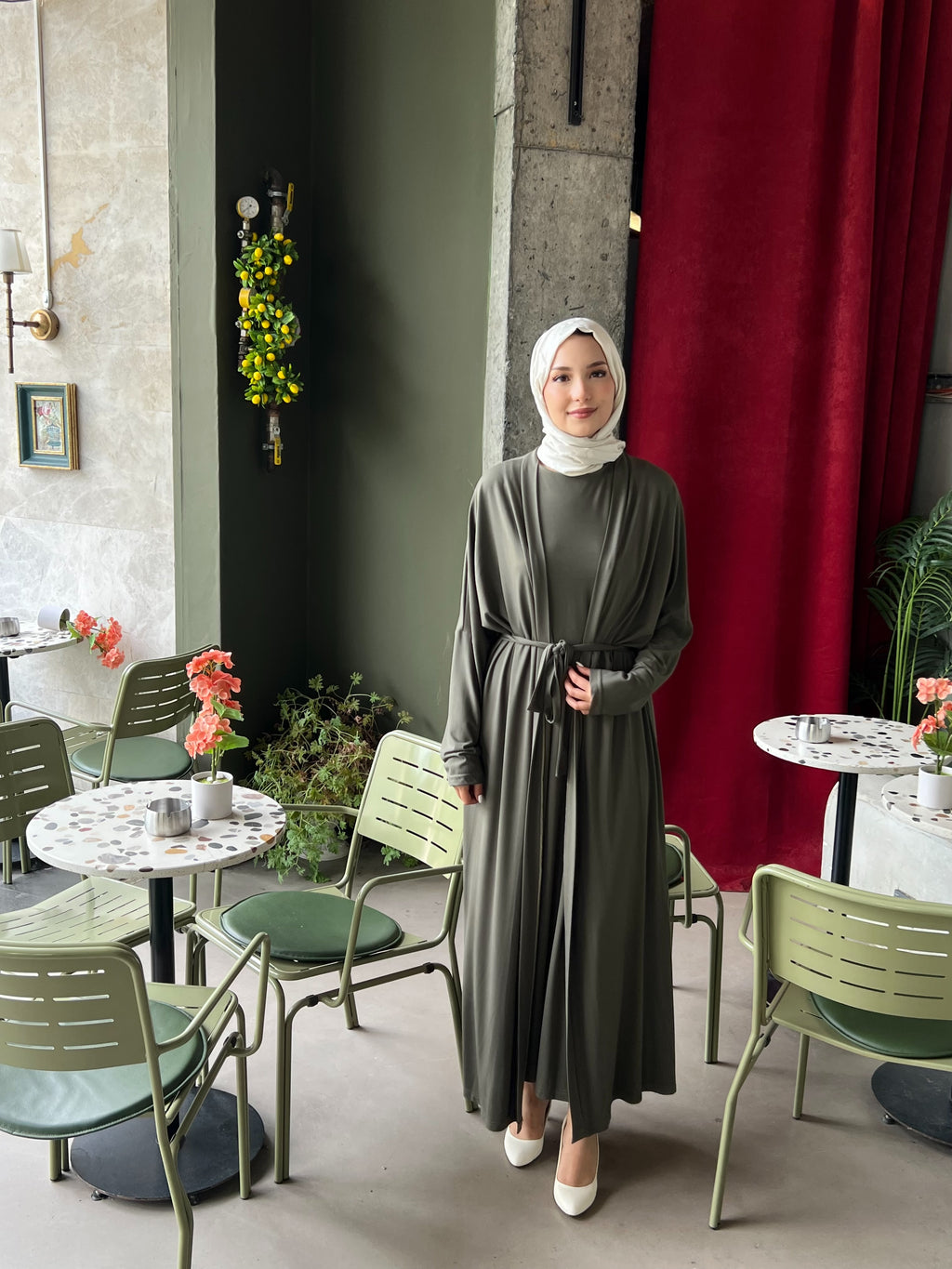 Spor İkili Abaya Takım
