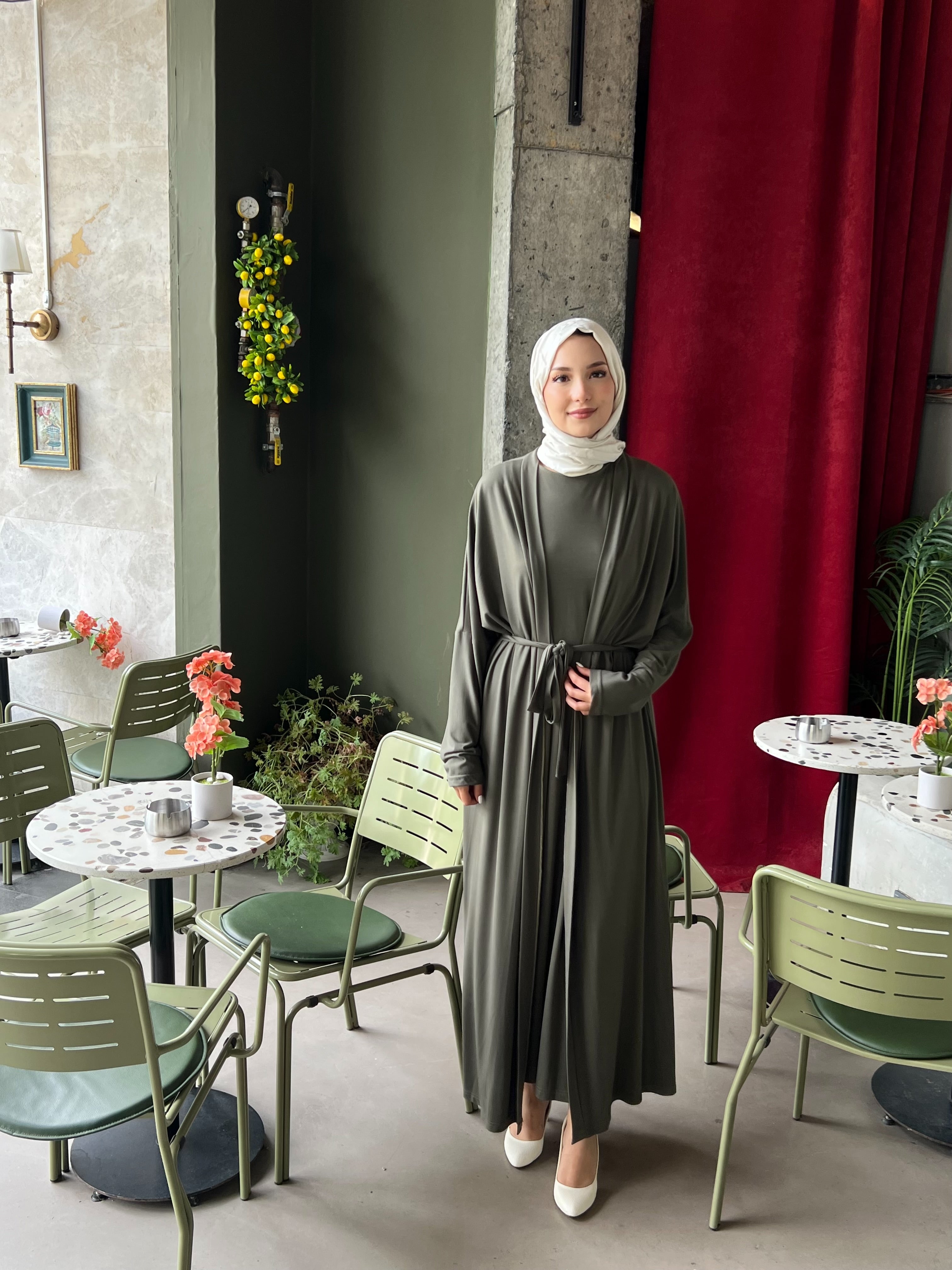 Spor İkili Abaya Takım