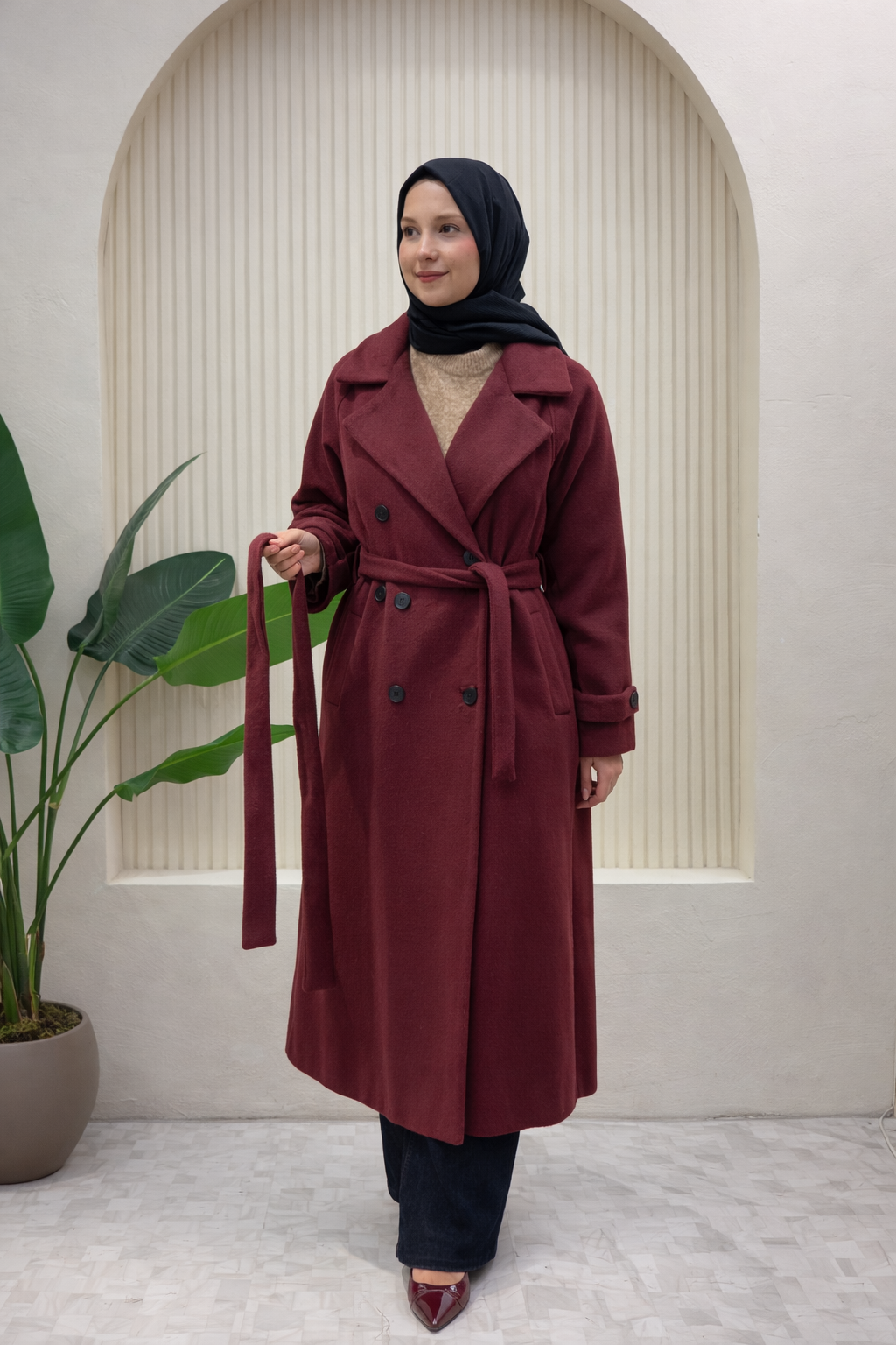 İki Düğmeli Kaban