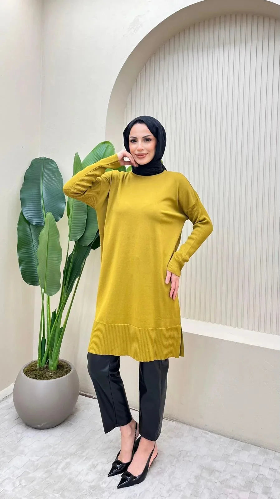 Uzun Merserize Tunik