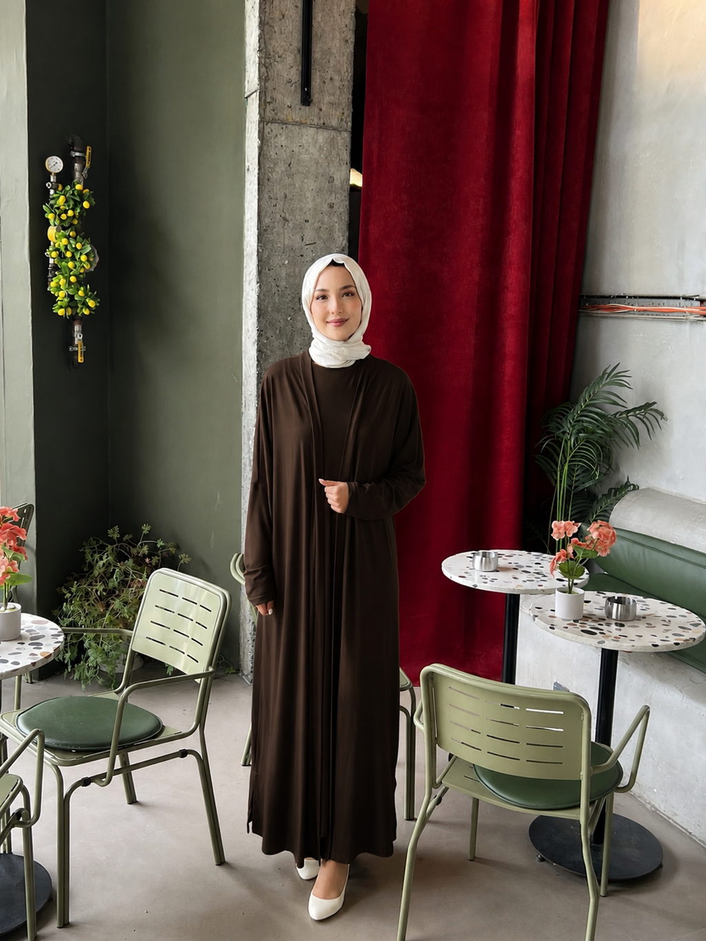Spor İkili Abaya Takım