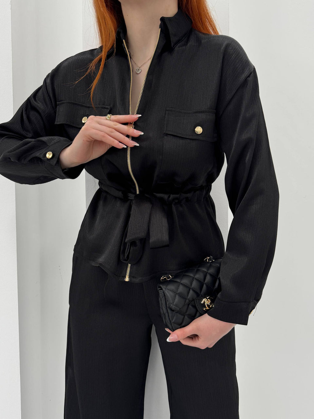 Saten Cepli Takım
