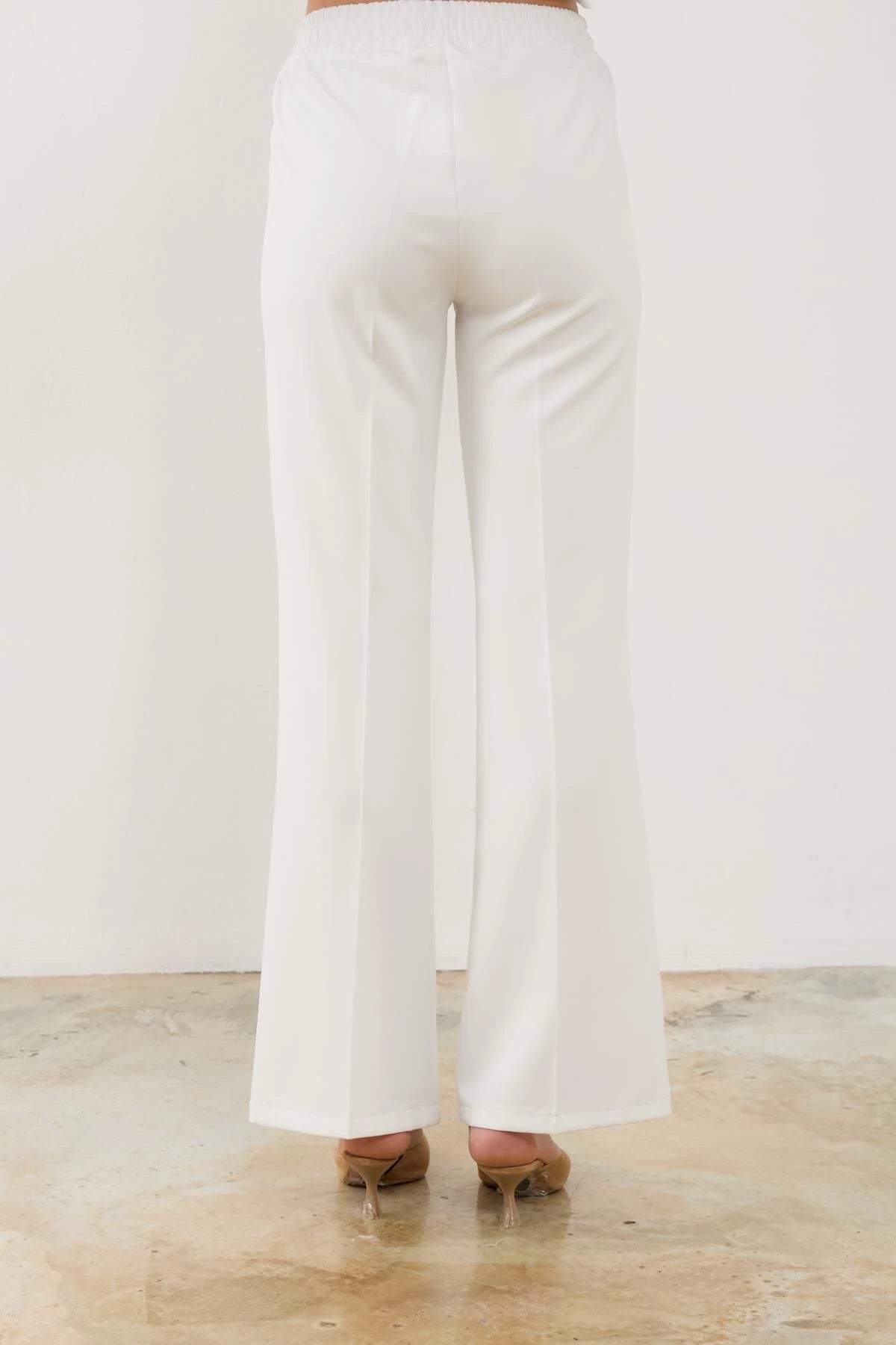 Krep İspanyol Paça Pantolon