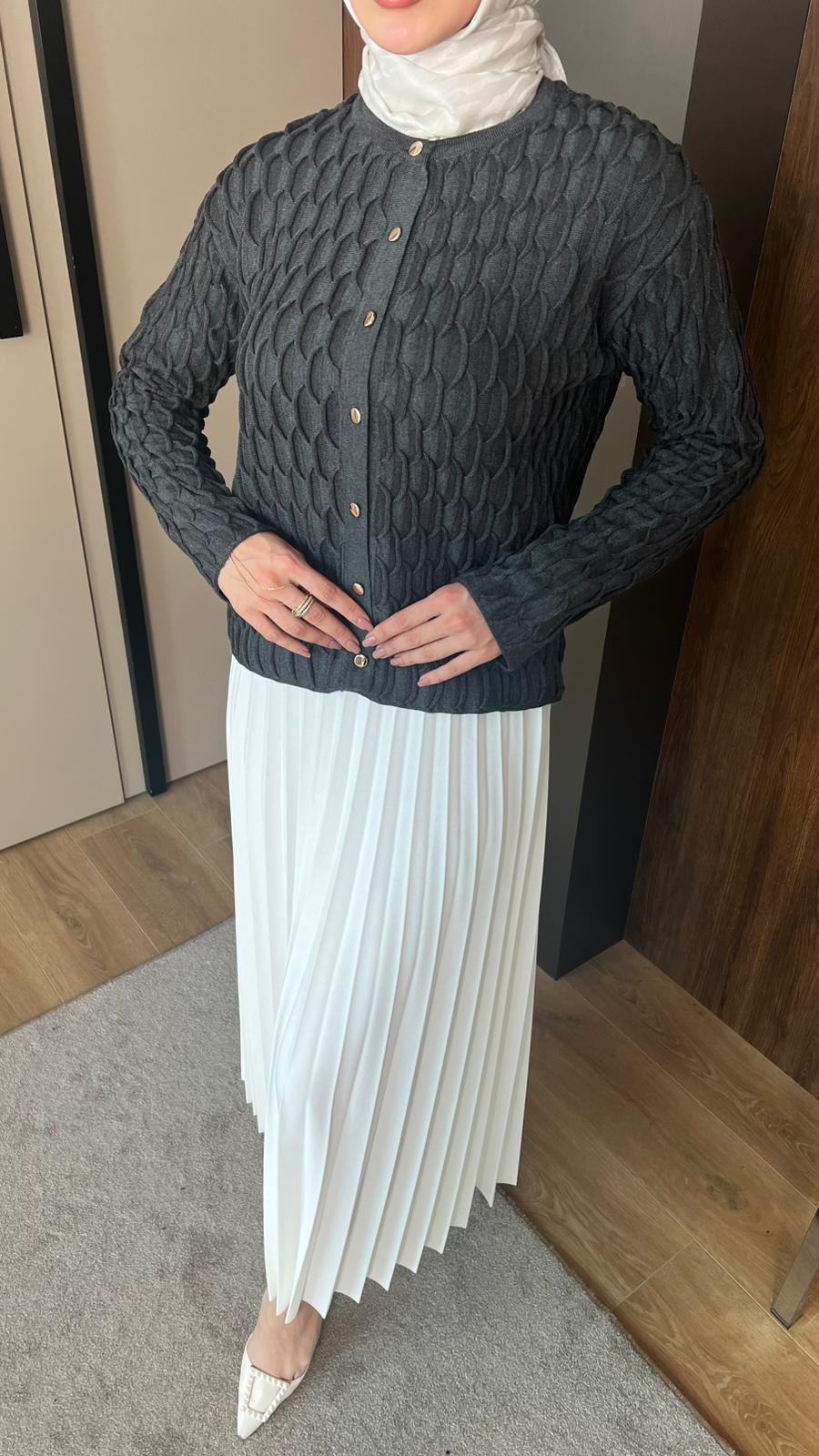 Bisiklet Yaka Hırka