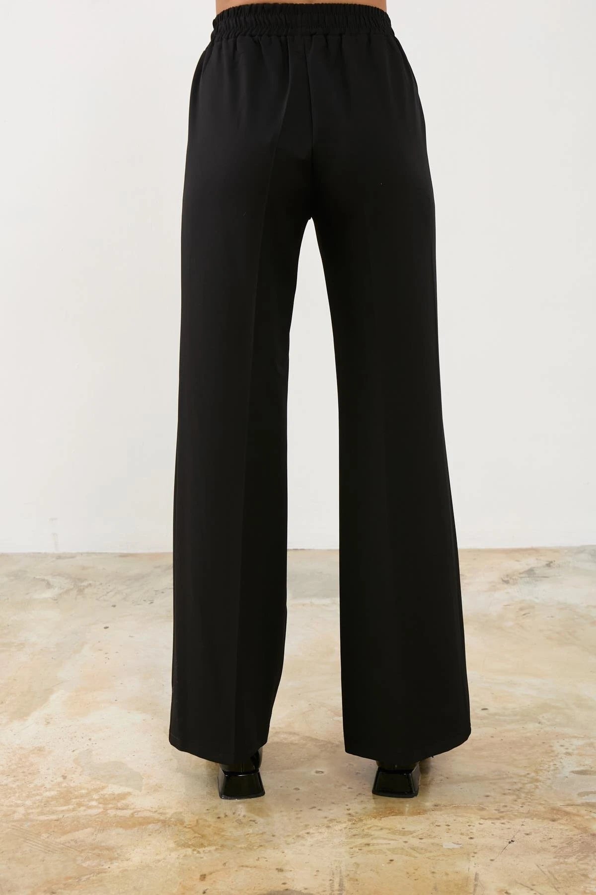 Krep İspanyol Paça Pantolon