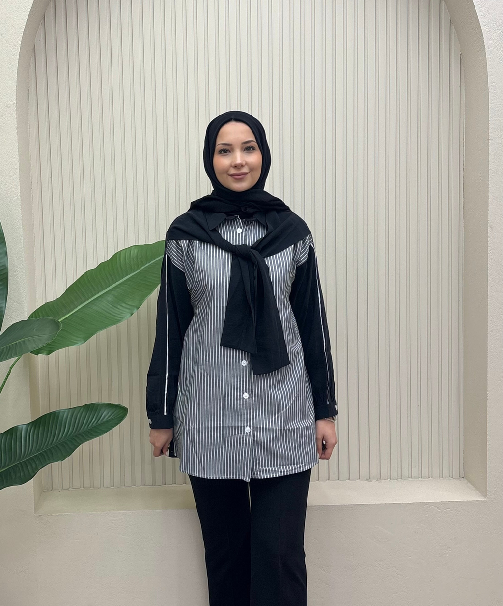 Sweat Detaylı Gömlek