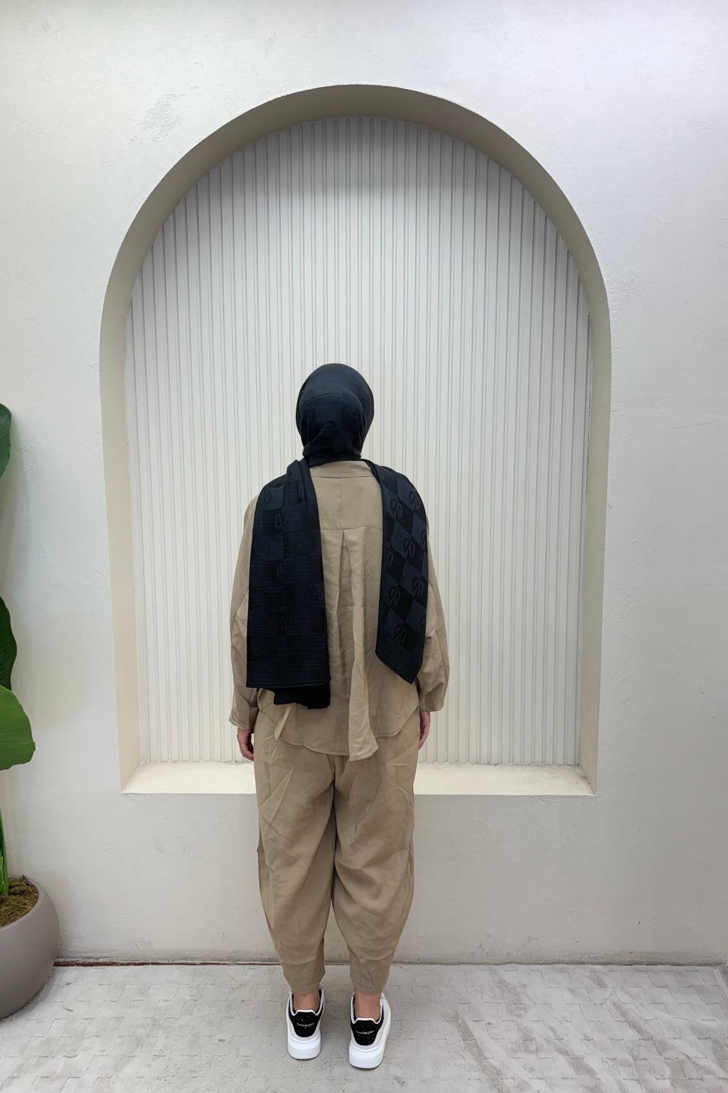 Modal Oversize Şalvarlı Takım