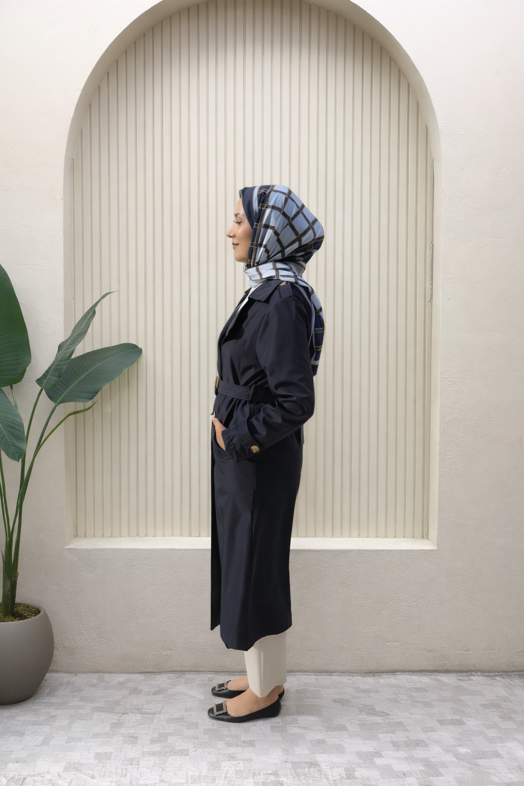 Beli Kuşaklı Trençkot