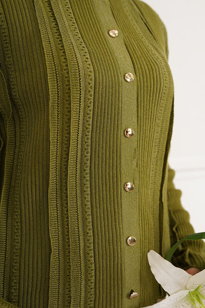 Simli Etek Üstü Hırka