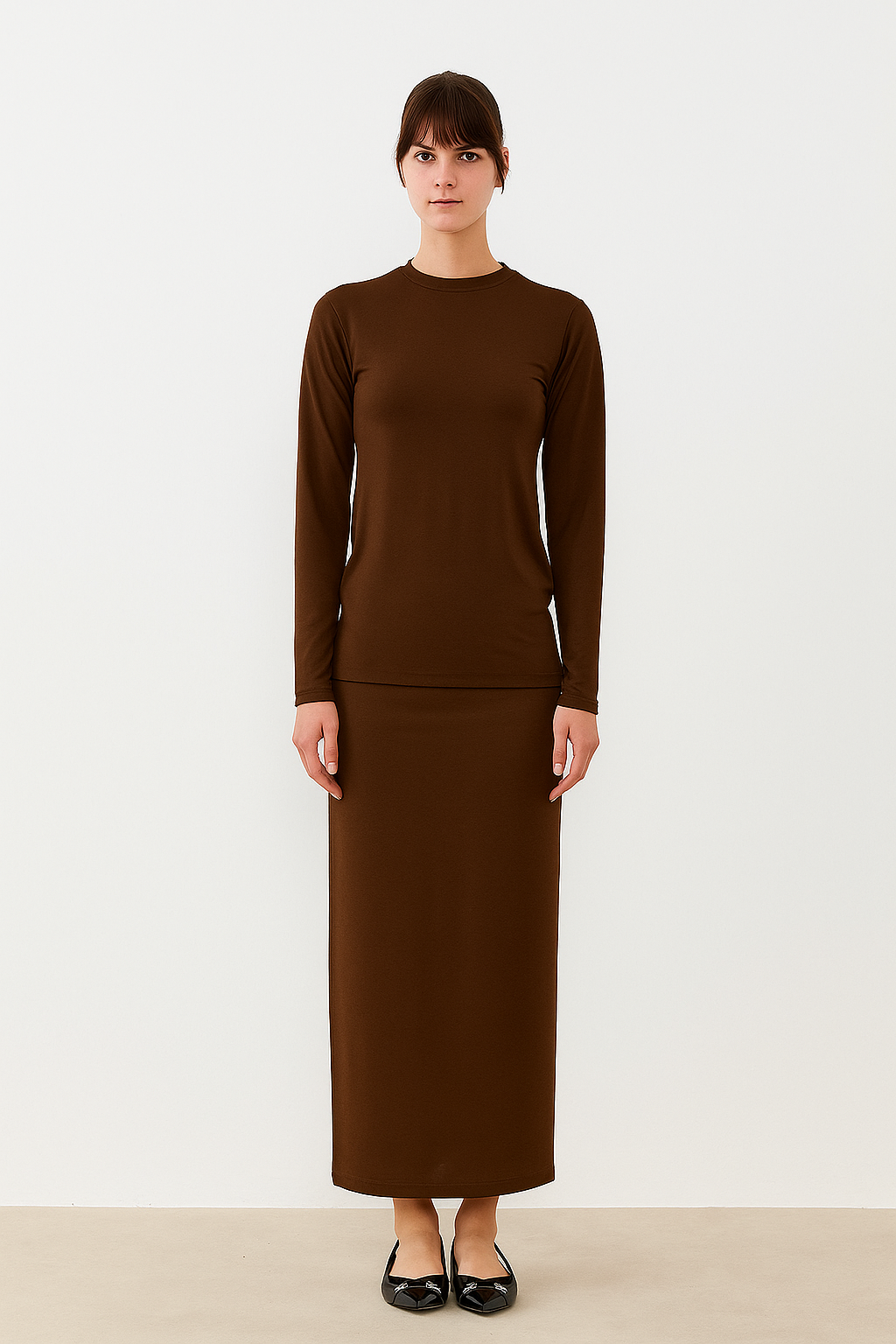 Düz Dar Uzun Kalem Etek