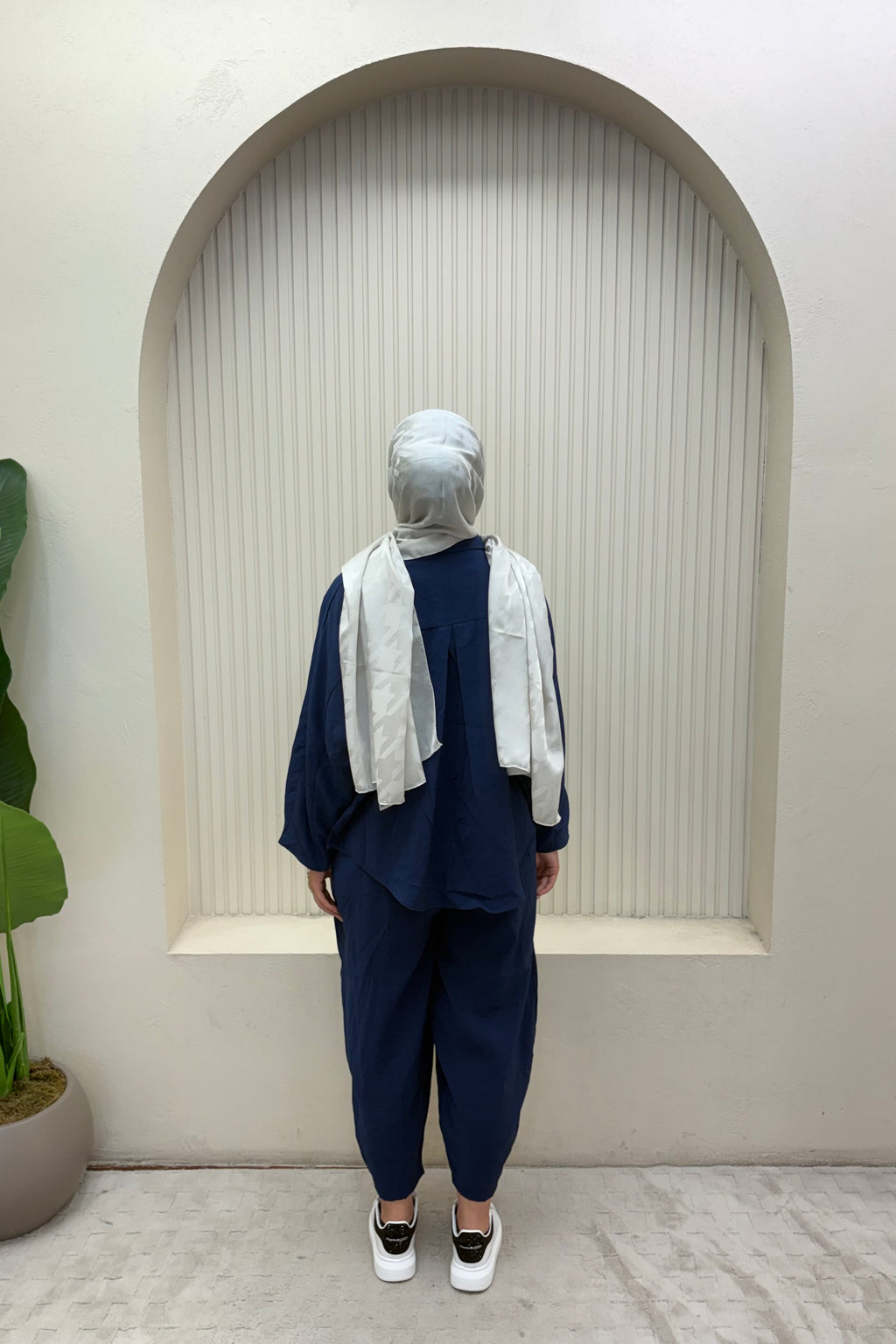 Modal Oversize Şalvarlı Takım