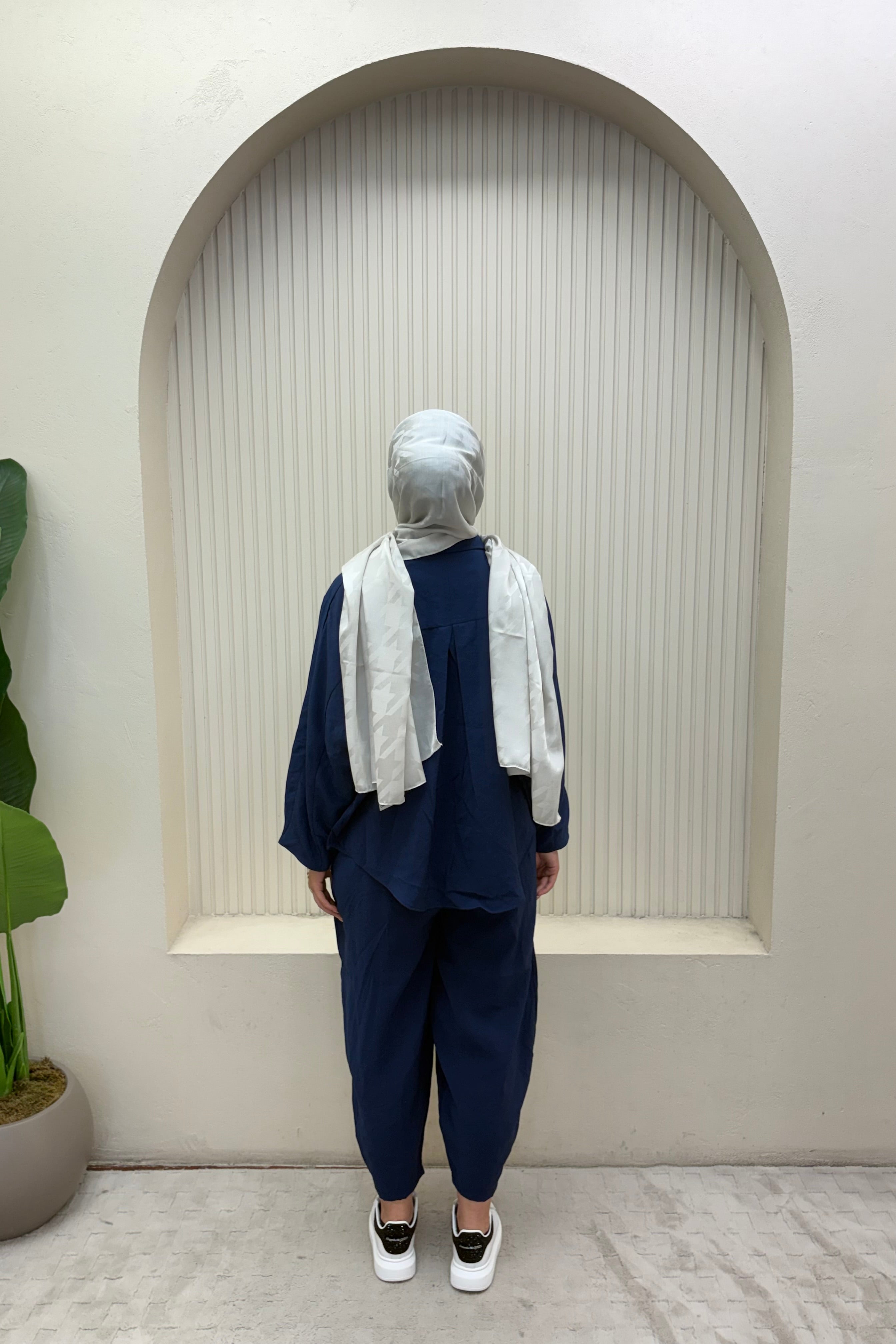 Modal Oversize Şalvarlı Takım
