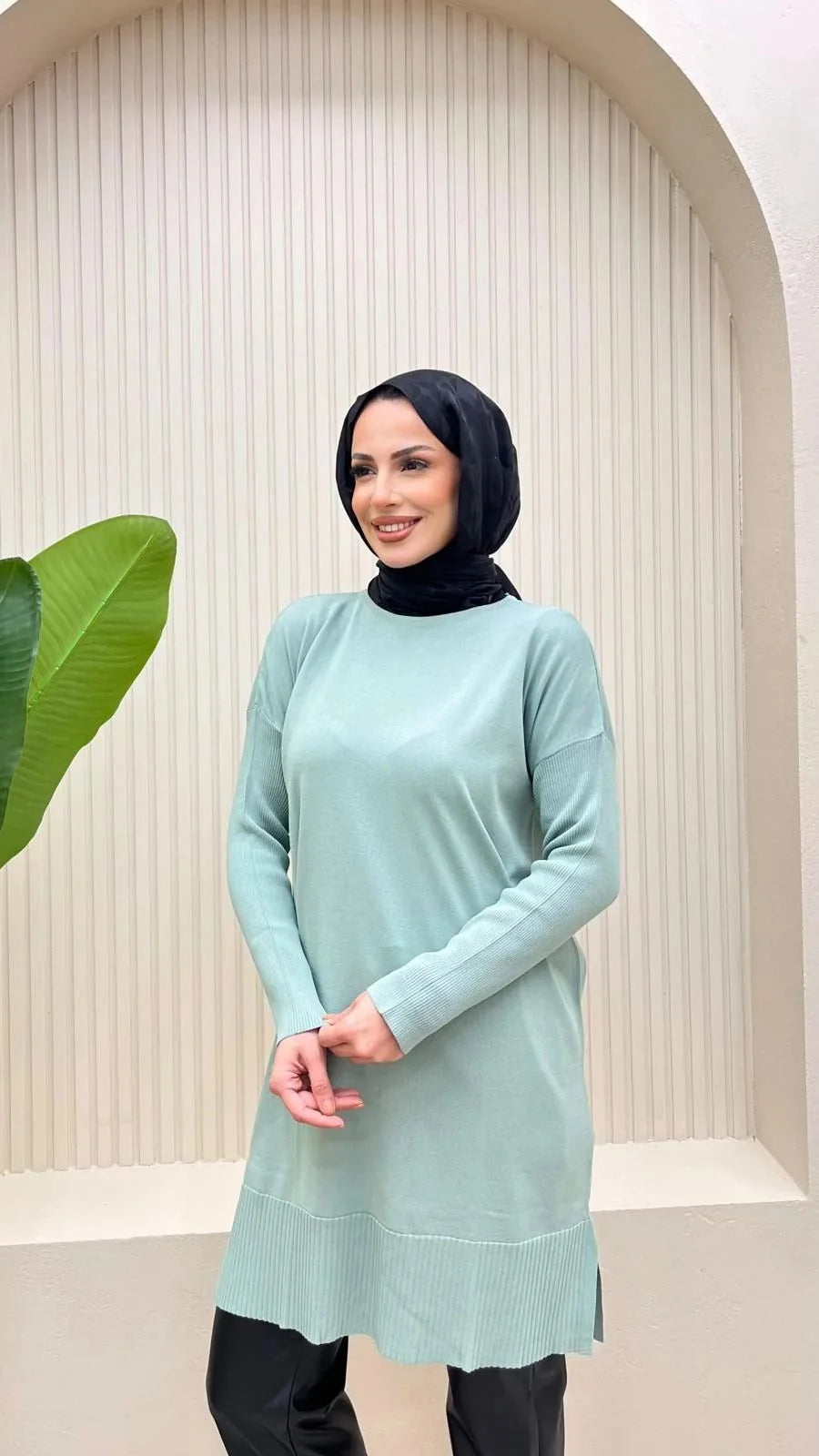 Uzun Merserize Tunik