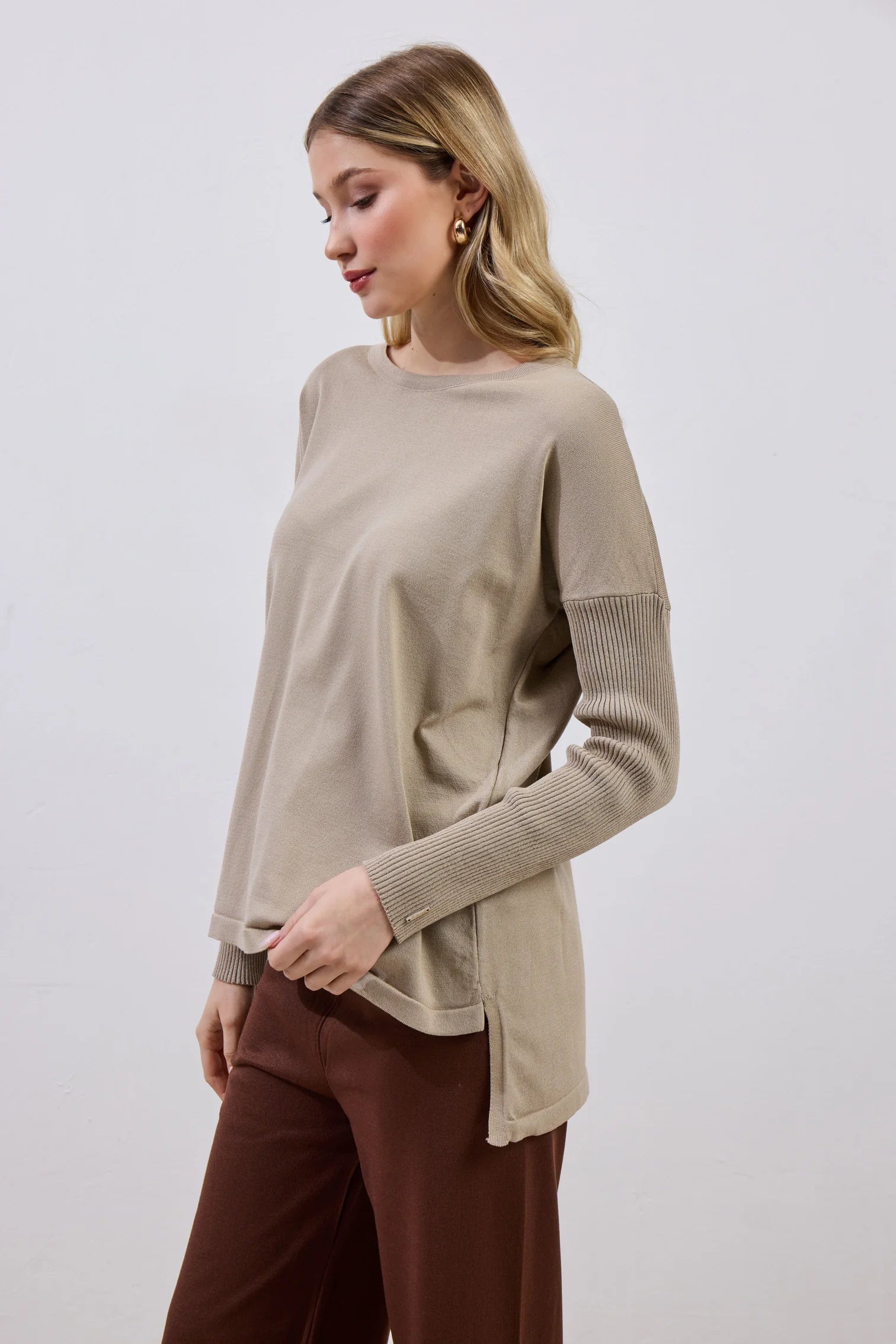 Etek Üstü Merserize Tunik