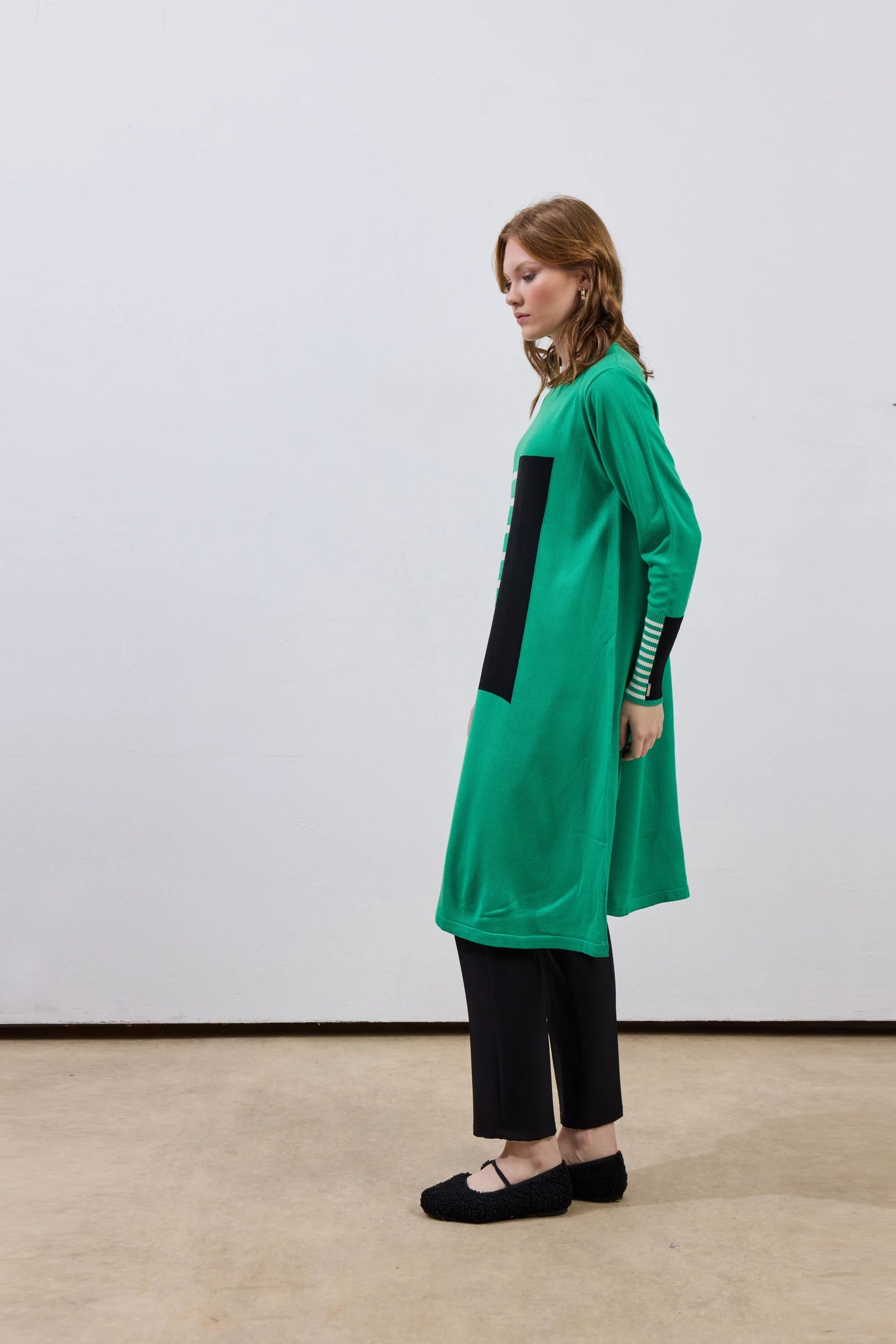 Desenli Merserize Tunik