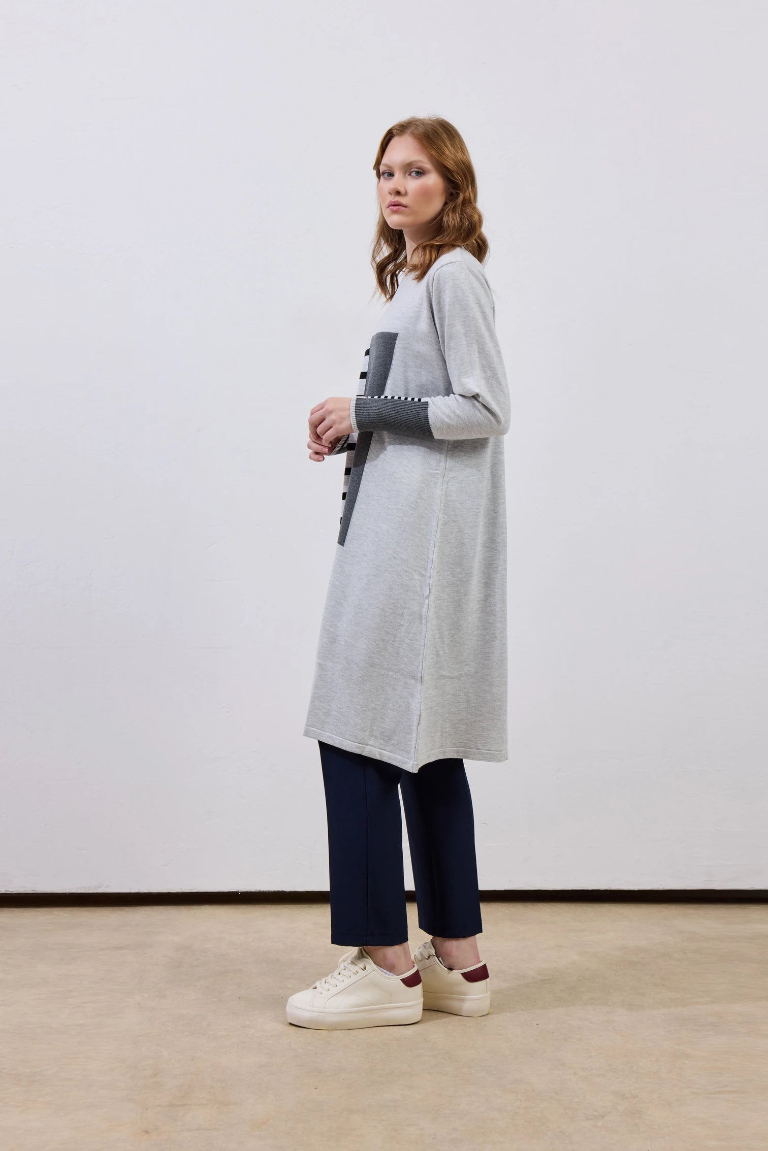 Desenli Merserize Tunik