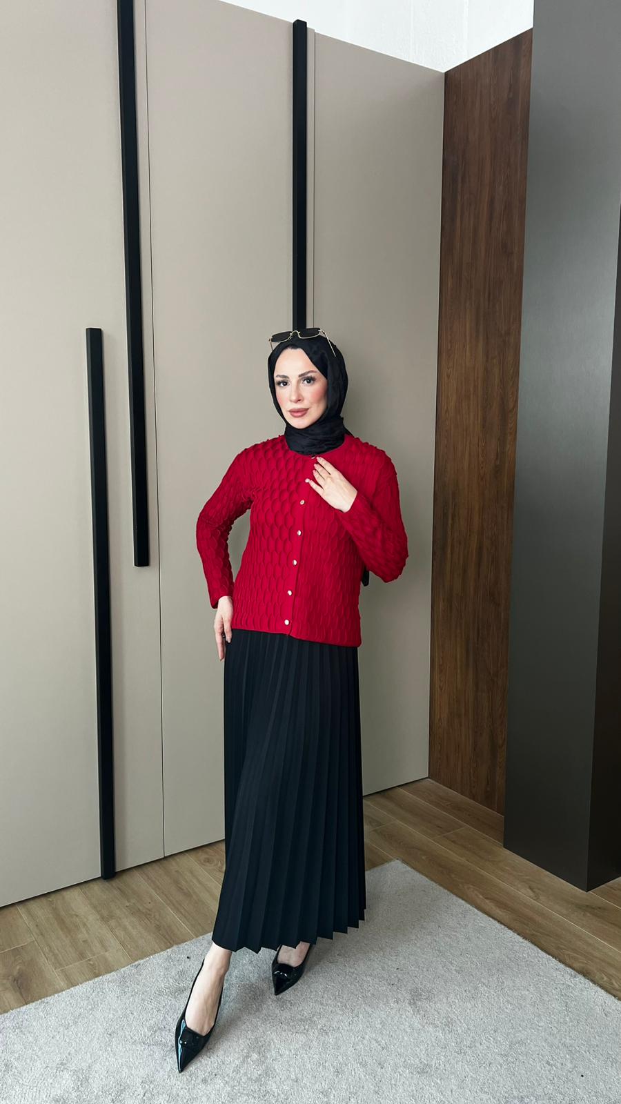 Bisiklet Yaka Hırka