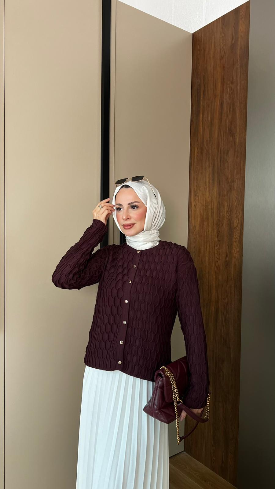 Bisiklet Yaka Hırka