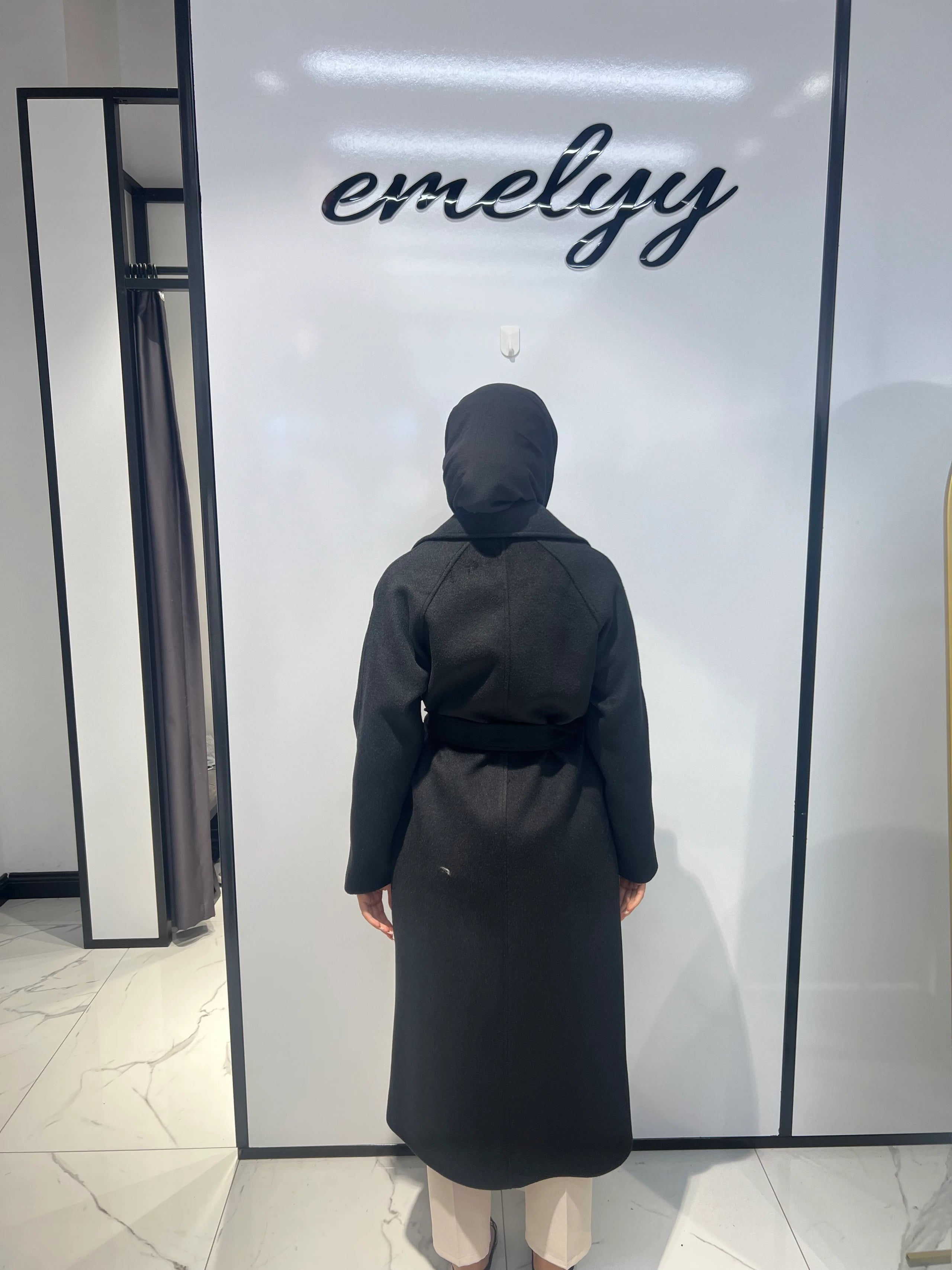 Kaşmir Kaban Düğmesiz