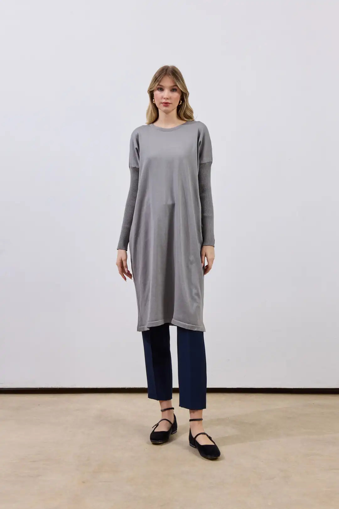 Kolu Fitilli Merserize Tunik