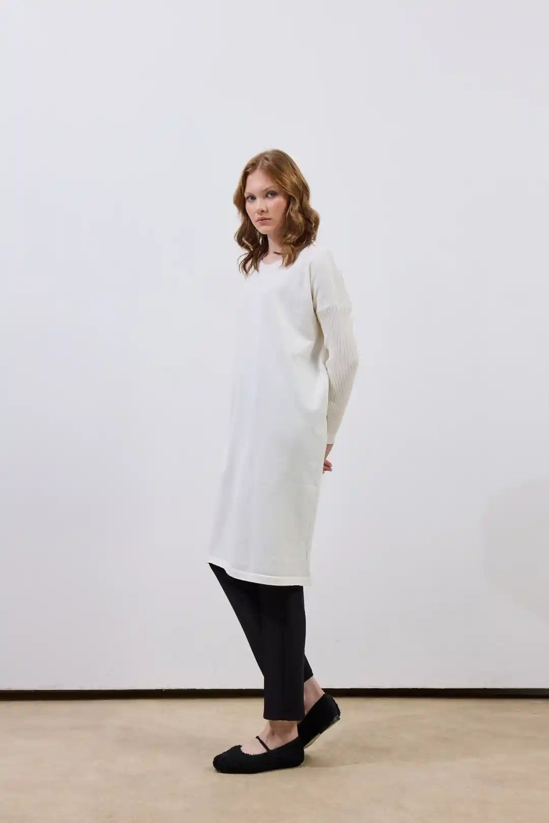 Kolu Fitilli Merserize Tunik