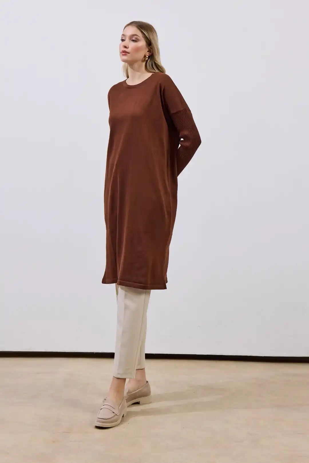 Kolu Fitilli Merserize Tunik