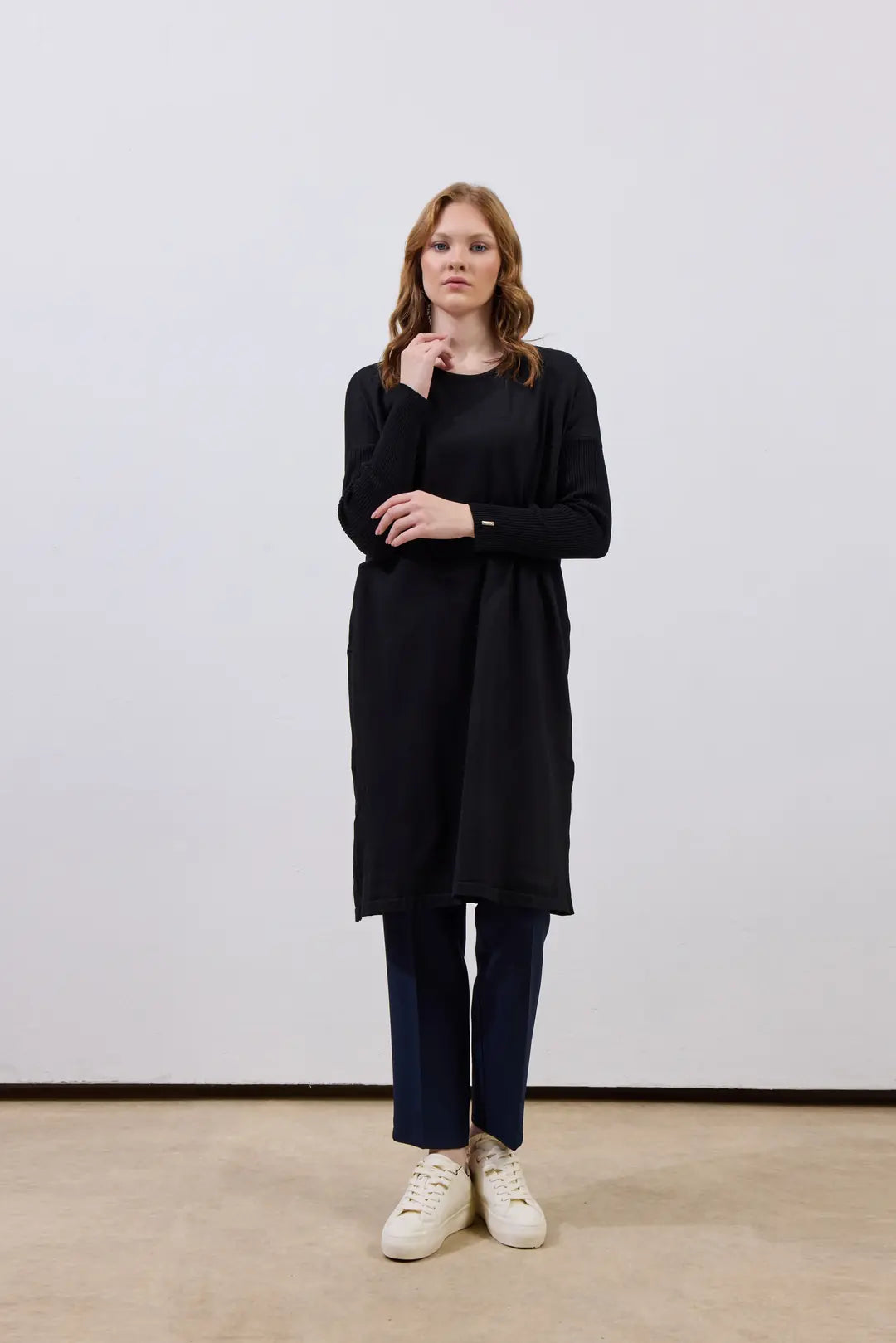 Kolu Fitilli Merserize Tunik