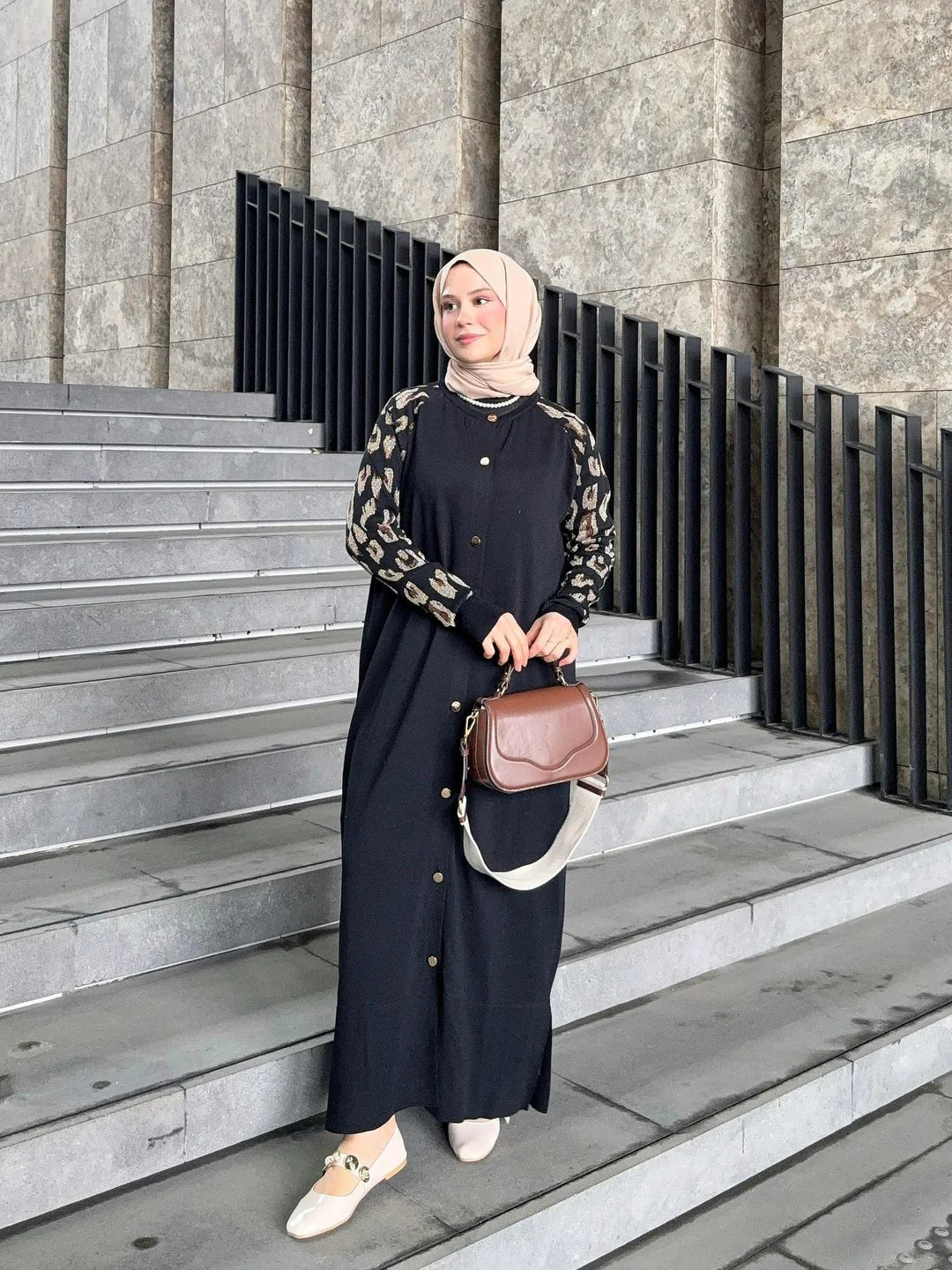 Leopar Tam Boy Merserize Hırka