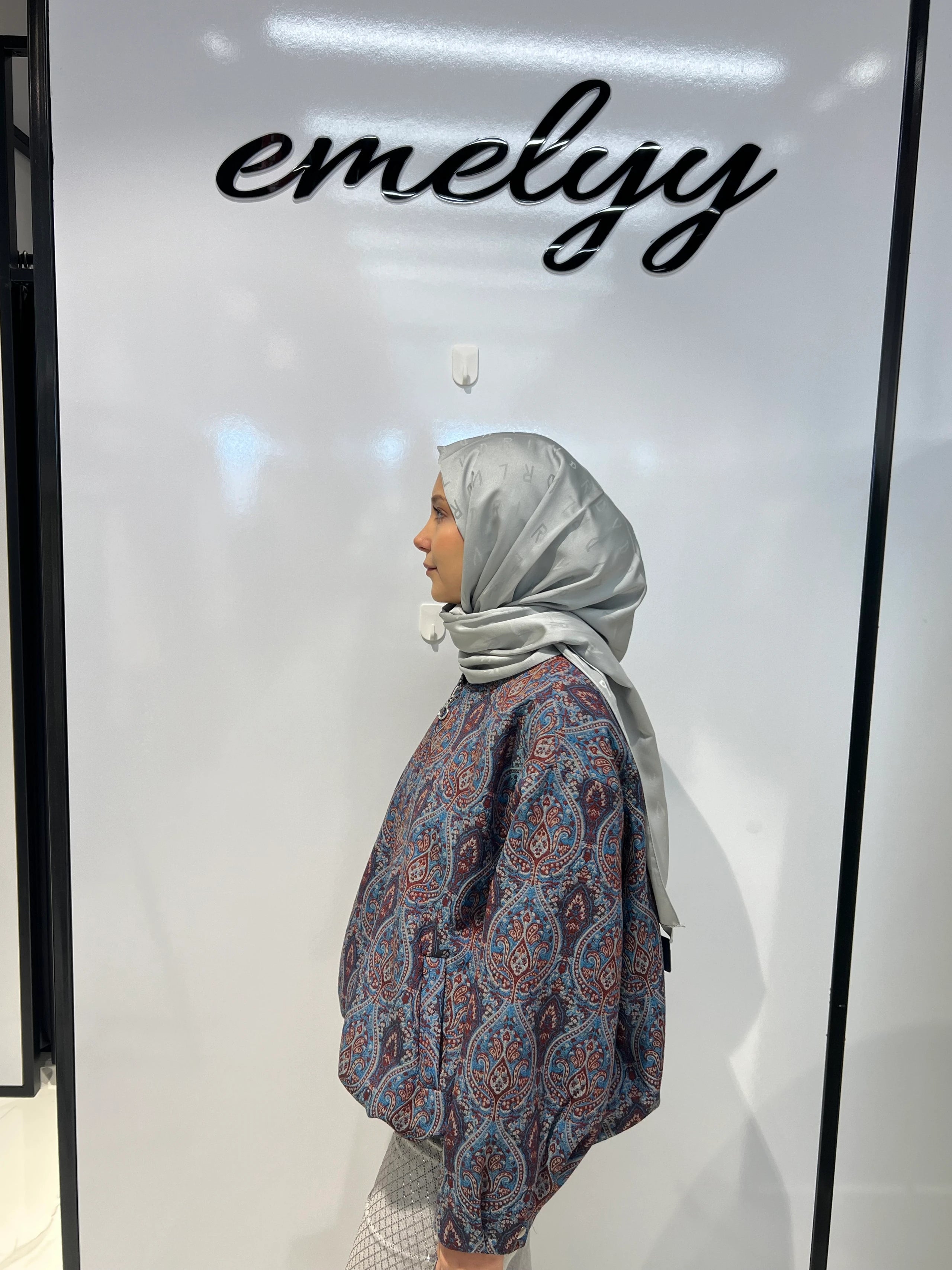 Etnik Desen Bomber Ceket