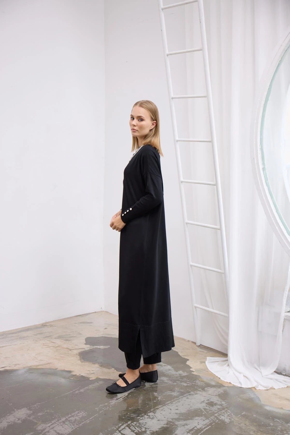 V Yaka Tam Boy Hırka