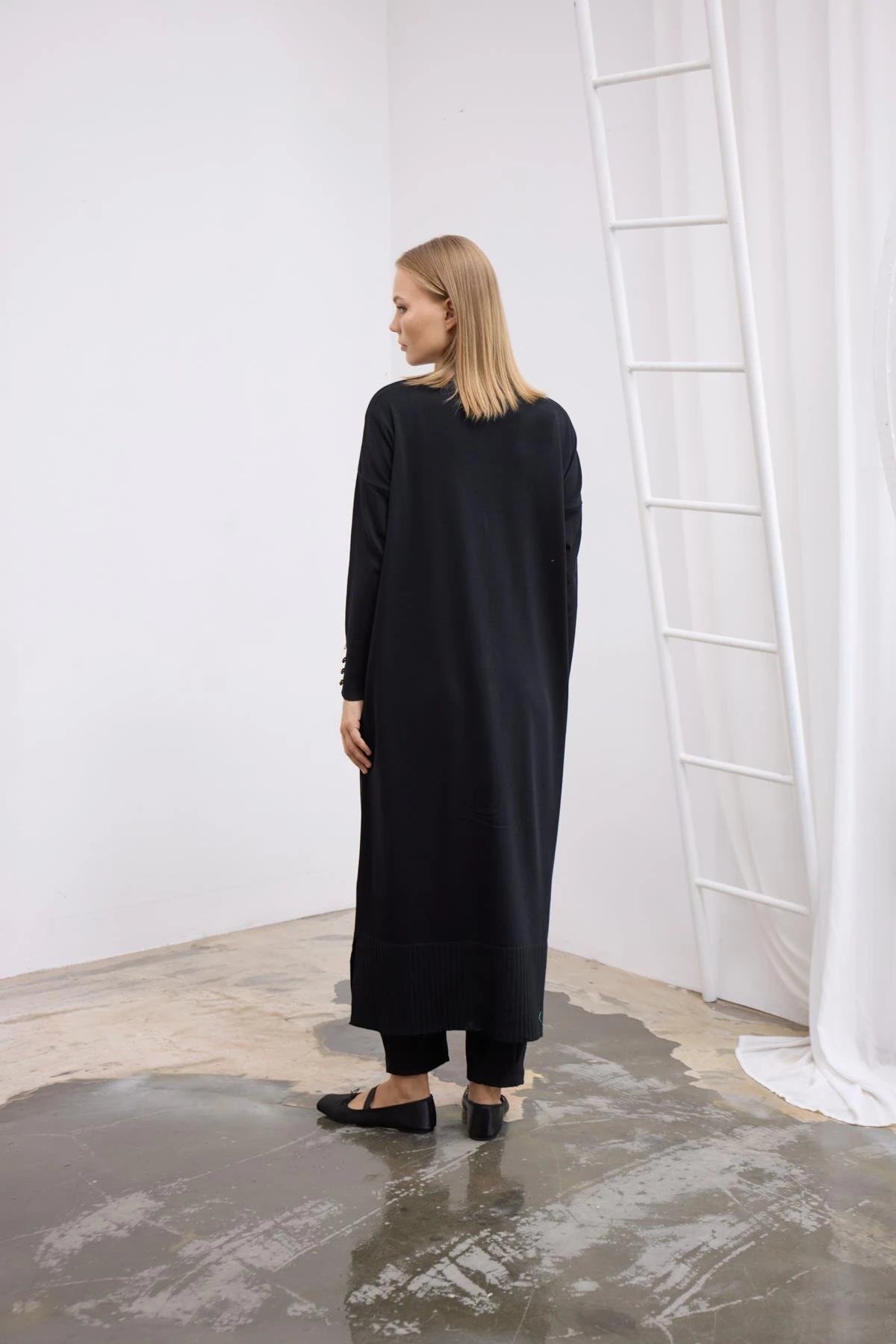 V Yaka Tam Boy Hırka