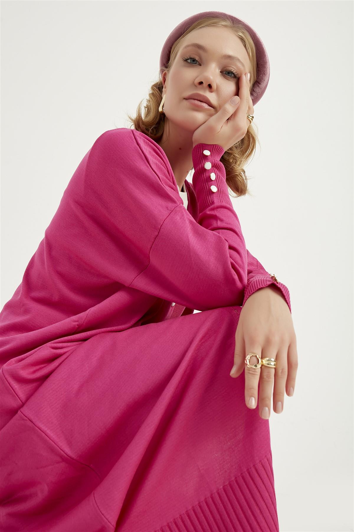 V Yaka Tam Boy Hırka