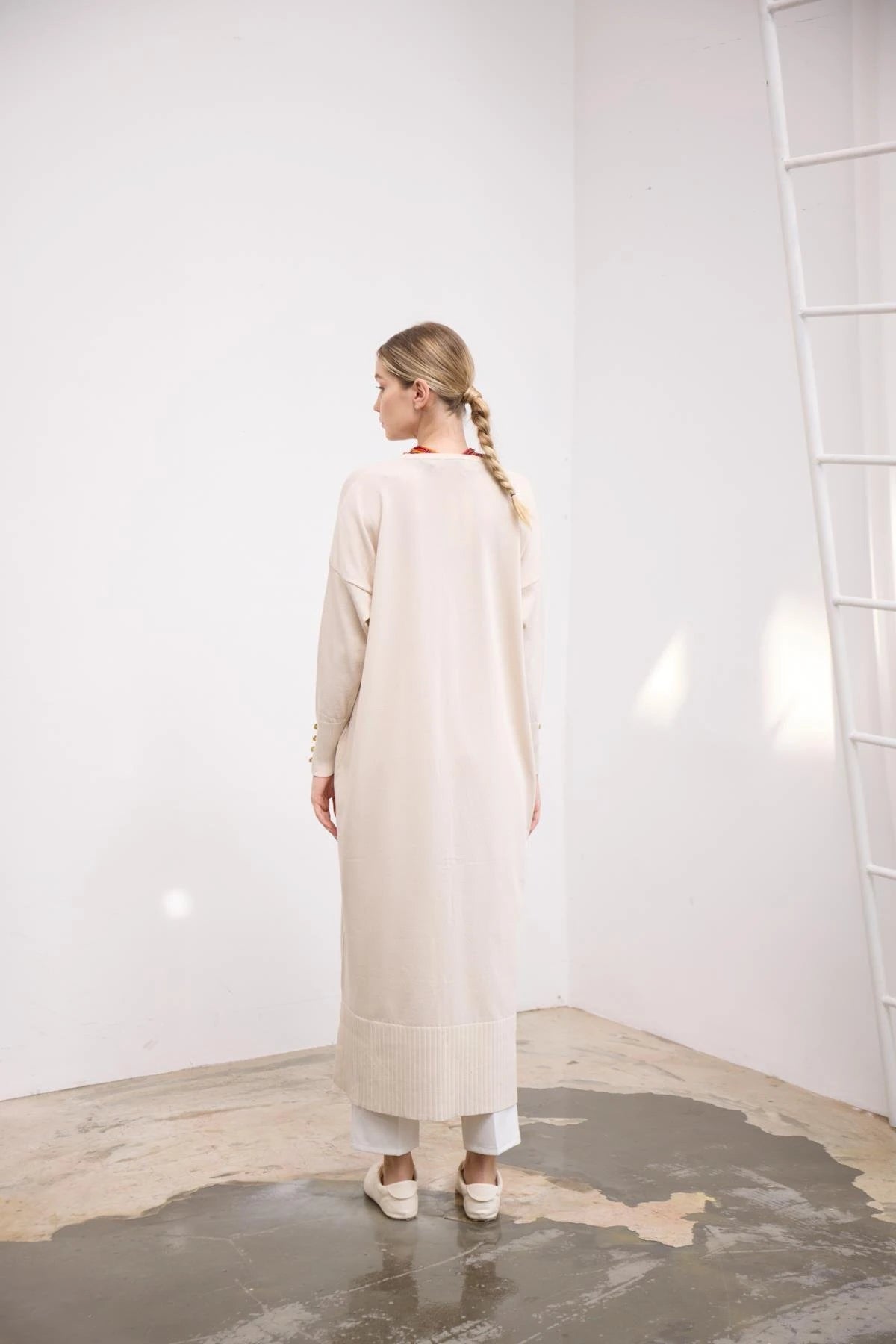 V Yaka Tam Boy Hırka