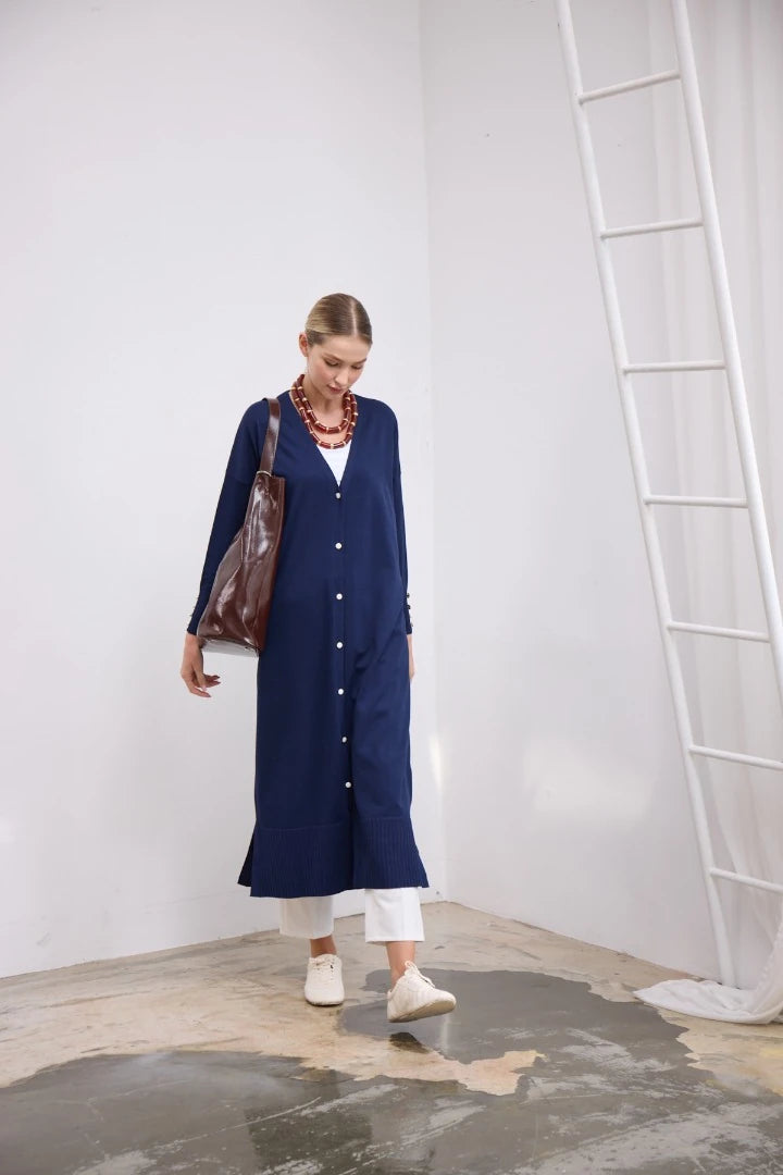 V Yaka Tam Boy Hırka