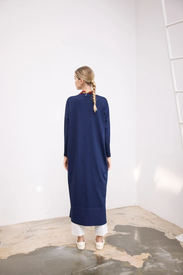 V Yaka Tam Boy Hırka