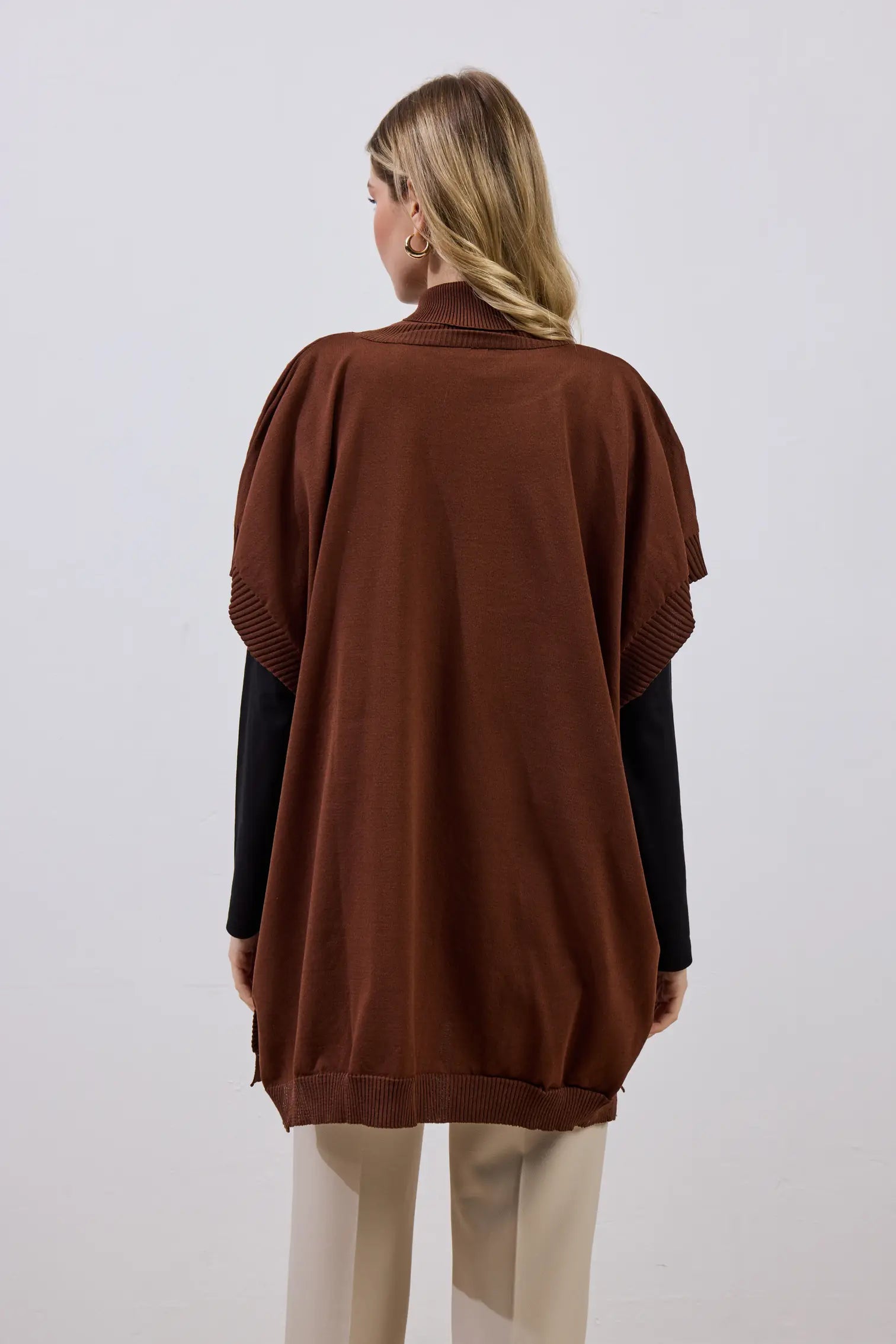 Merserize Süveter Beyaz