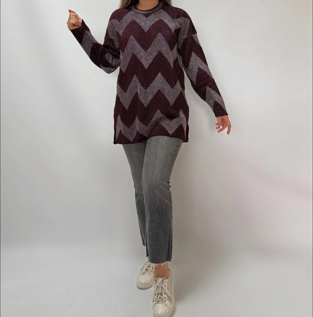 ZikZak Desen Simli Tunik