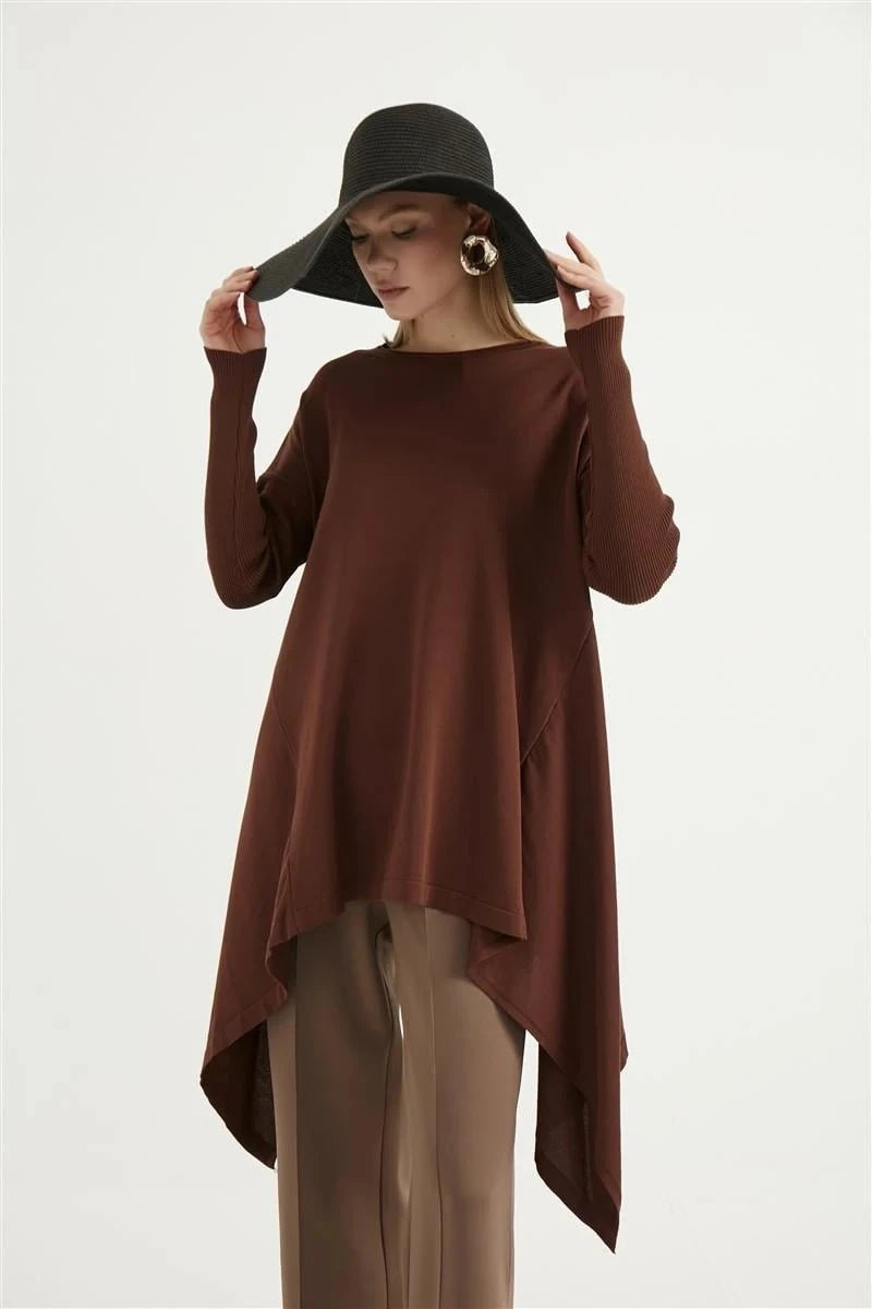 Melinda Verevli Merserize Tunik