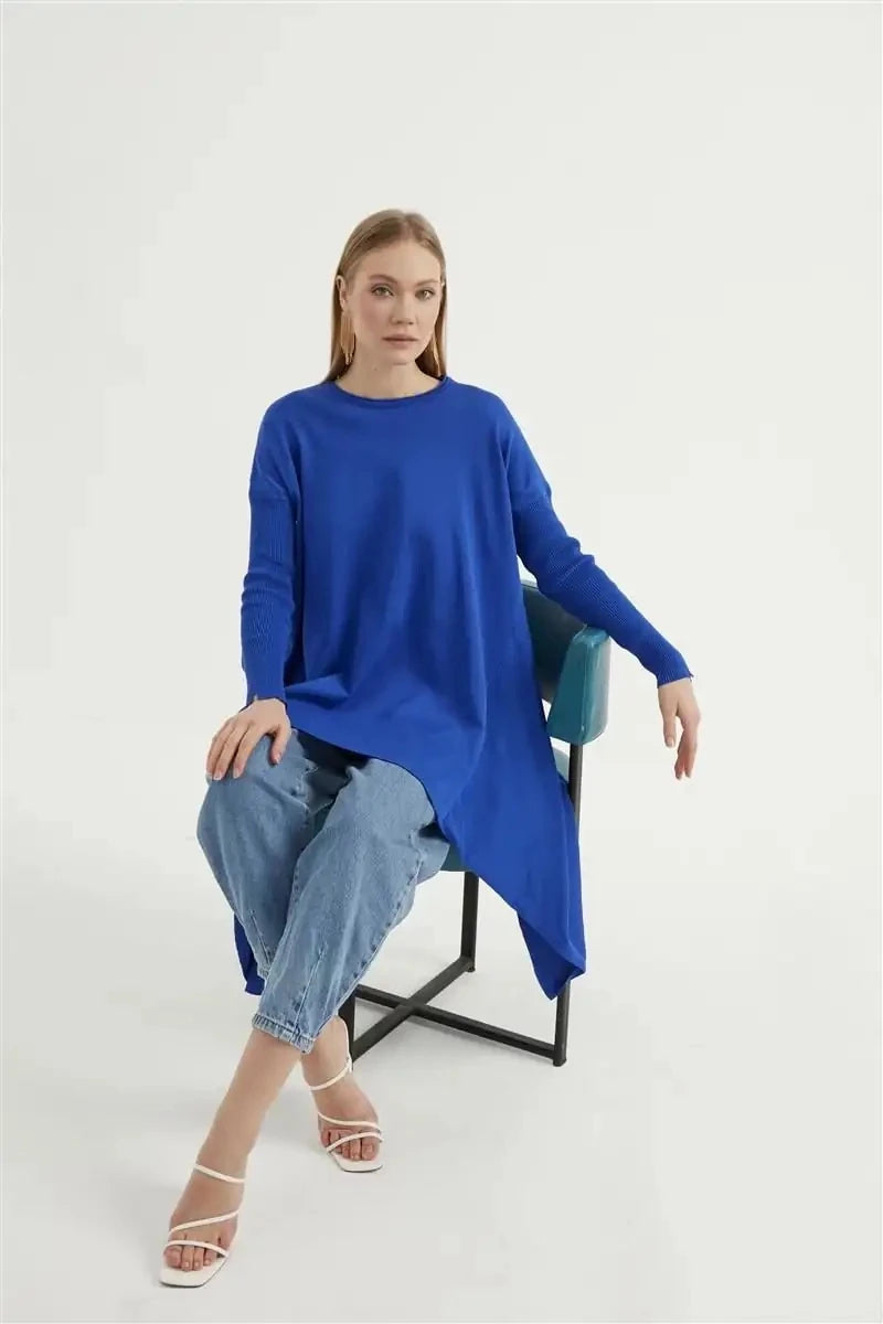 Melinda Verevli Merserize Tunik