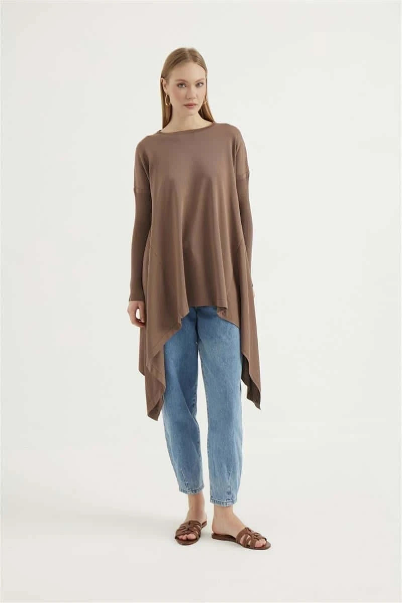 Melinda Verevli Merserize Tunik
