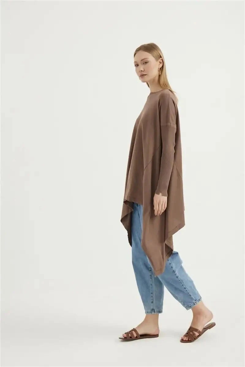Melinda Verevli Merserize Tunik