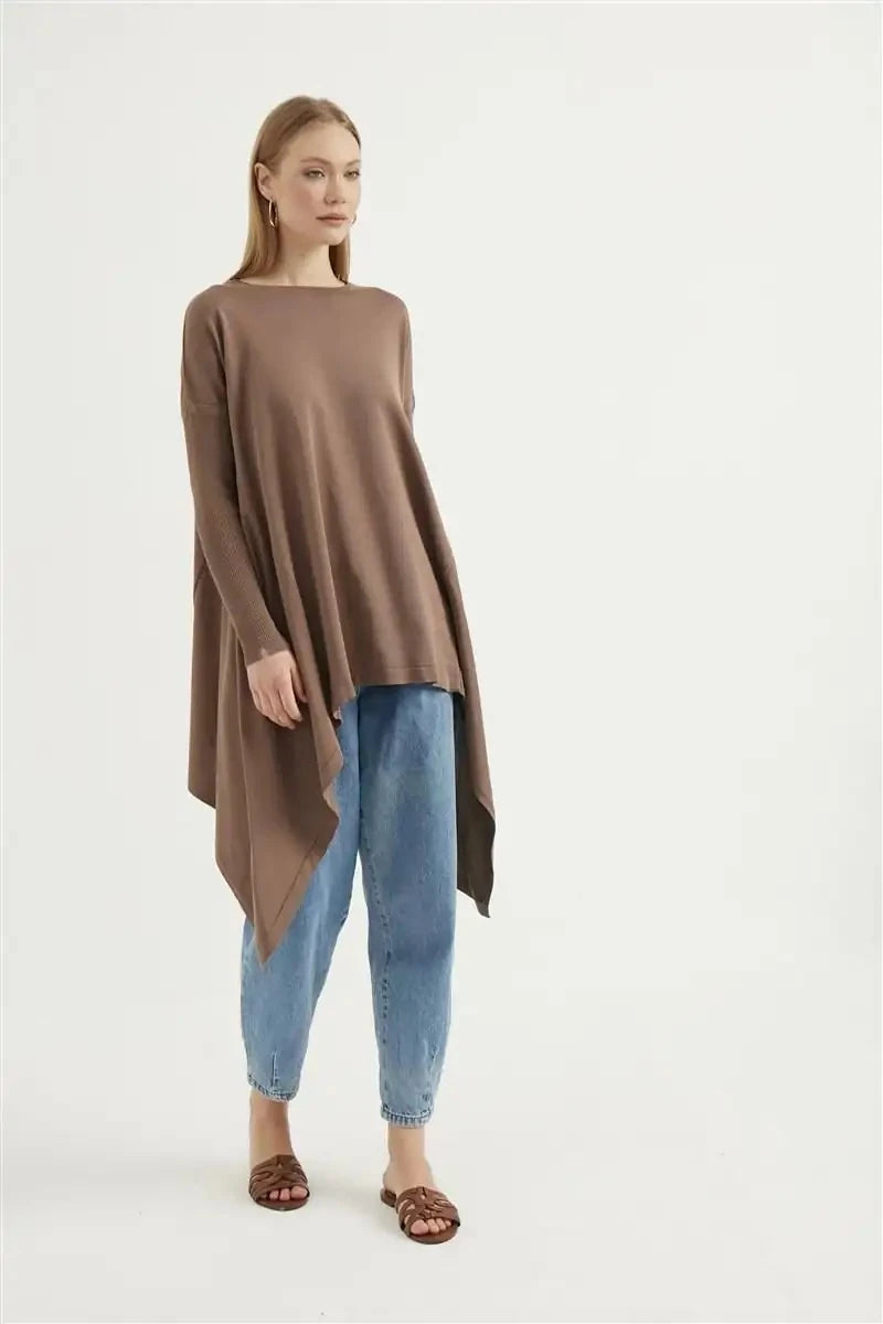 Melinda Verevli Merserize Tunik
