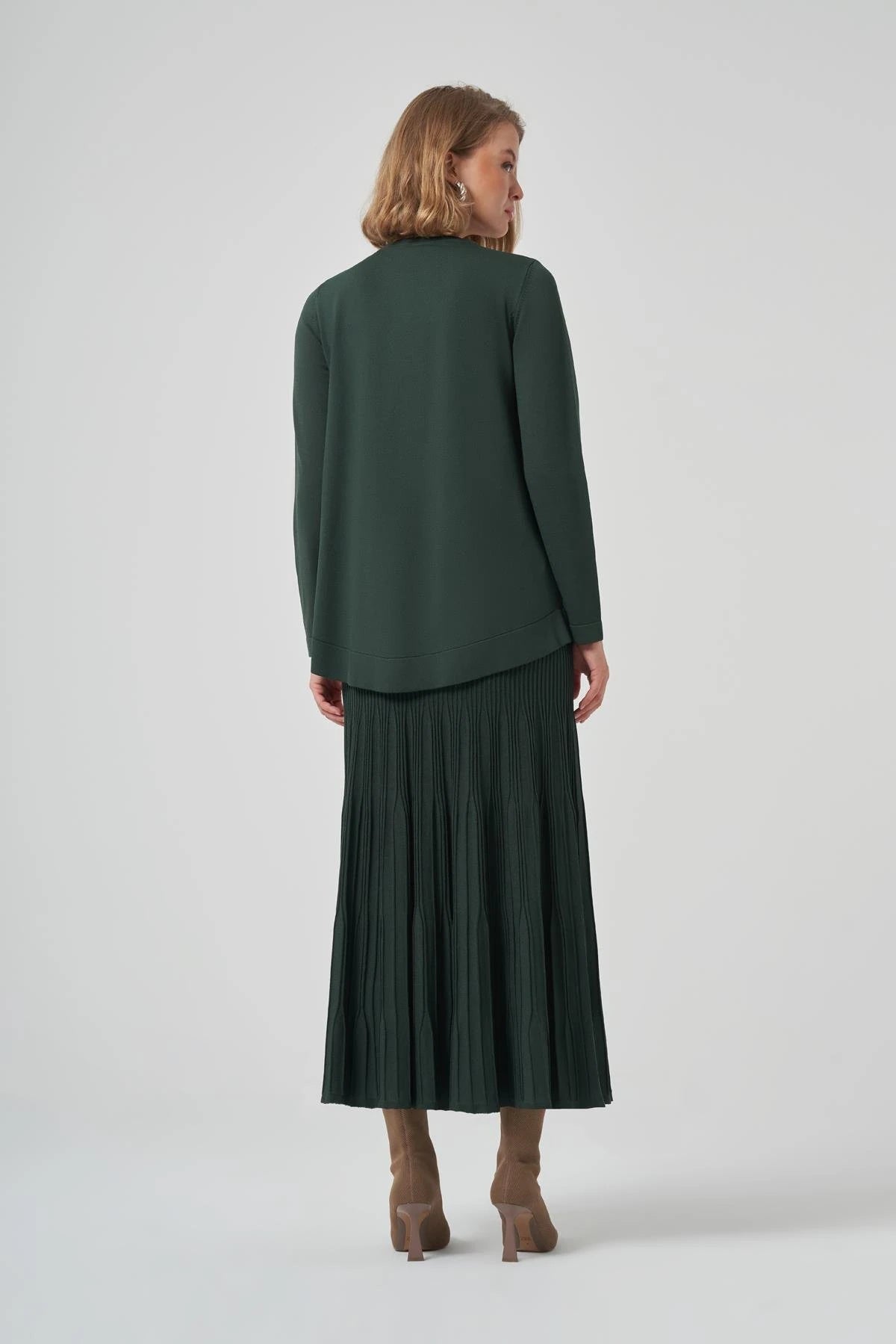 Çiçek İşlemeli Nuss Merserize Takım